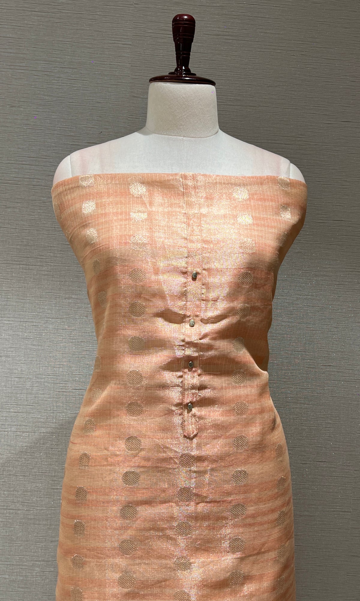Rust dress material