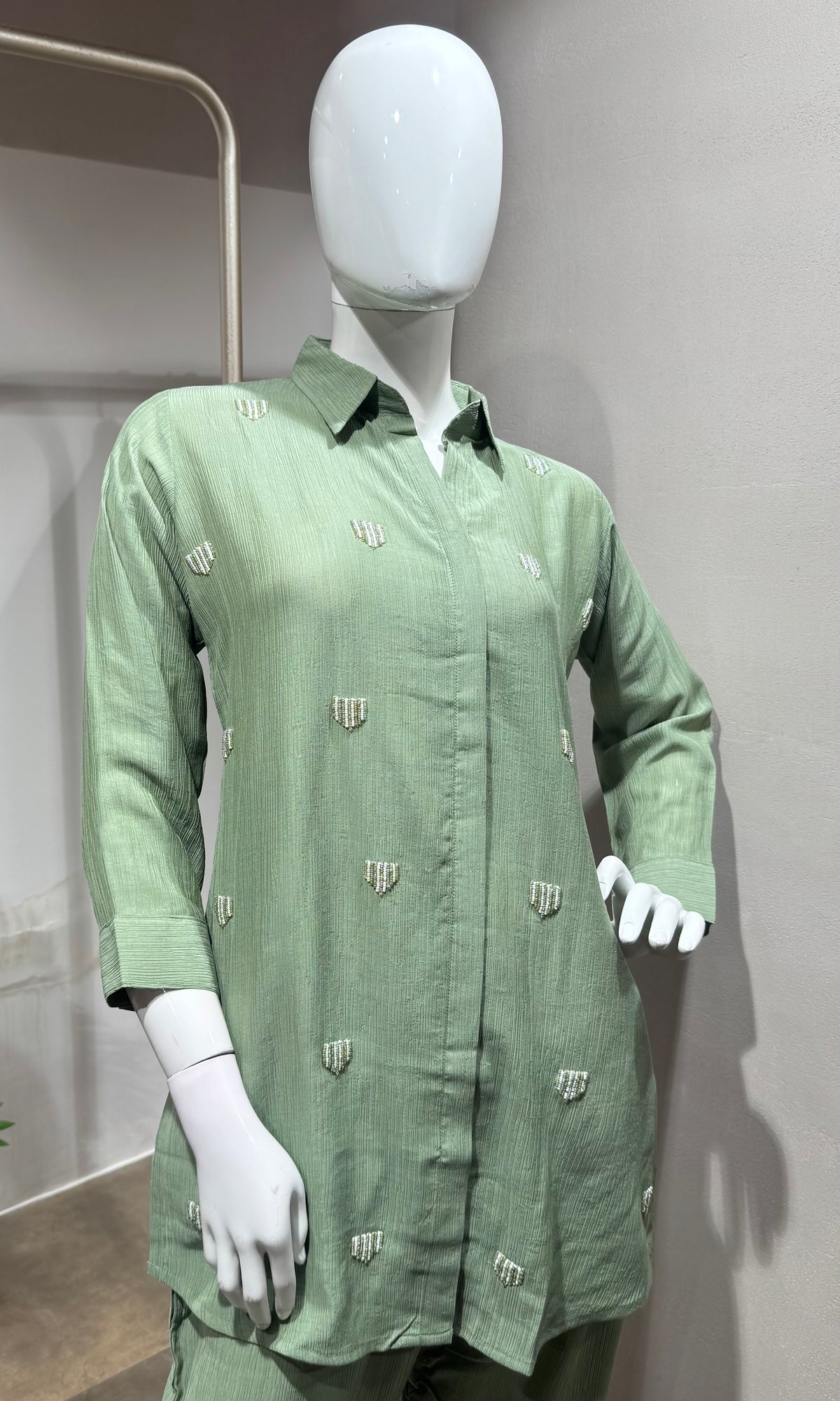 Pistachio Green cord set