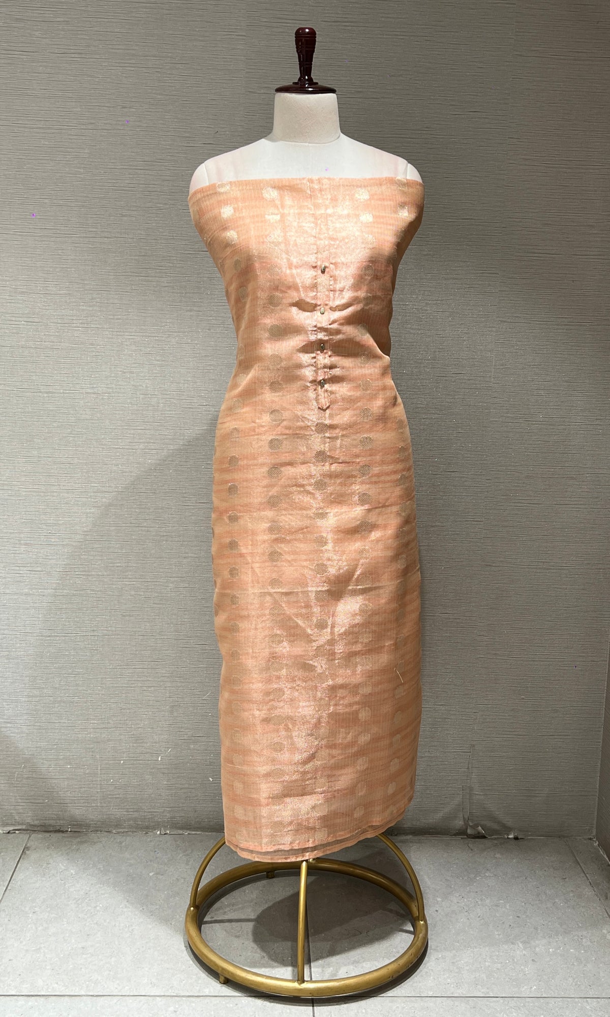 Rust dress material