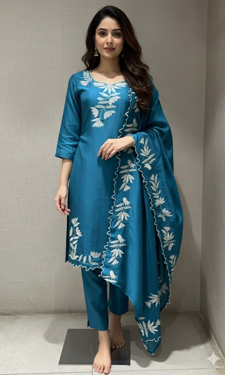 RAMA FLORAL PRINTED KURTA SET