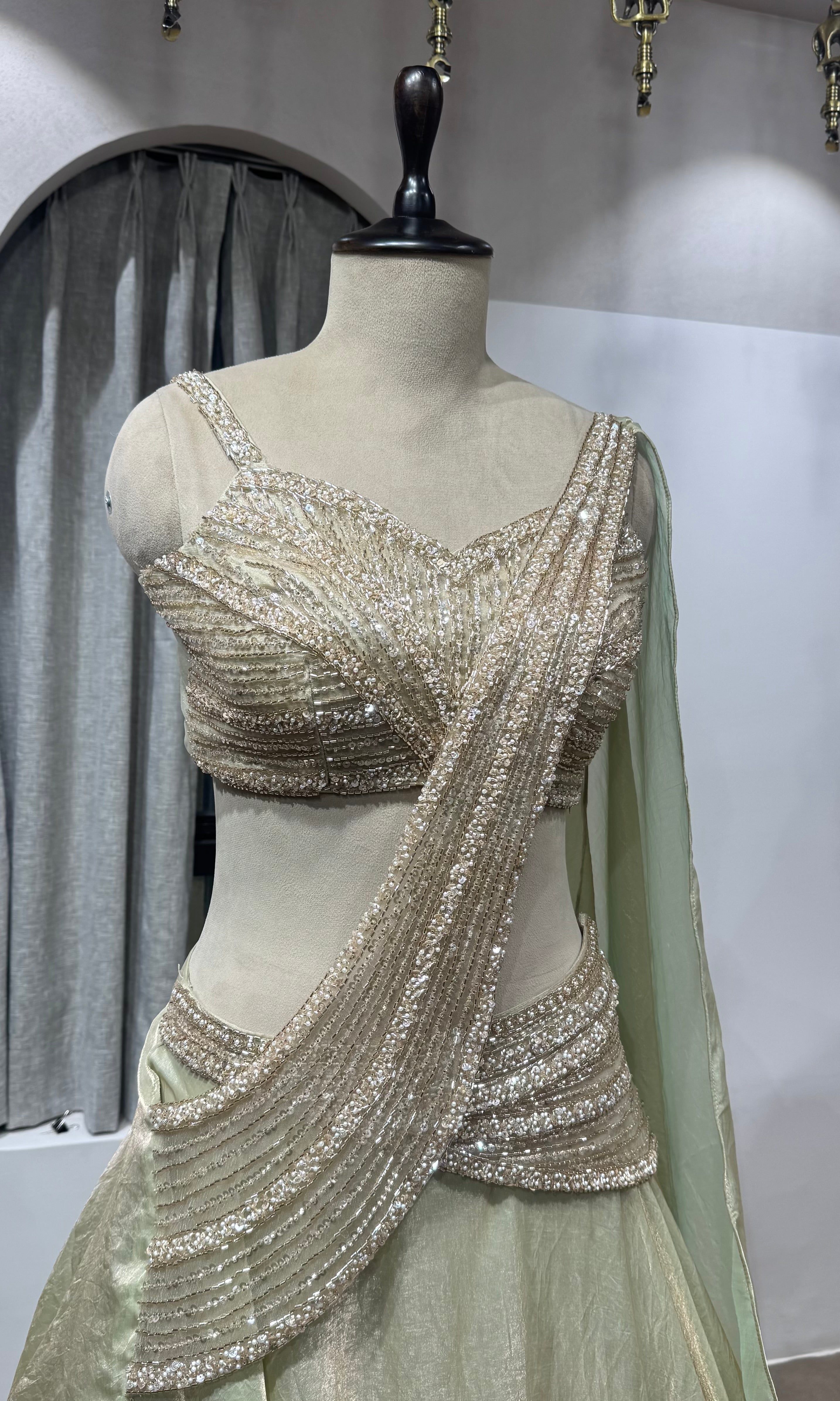 Glam Gold Embroidered Lehenga