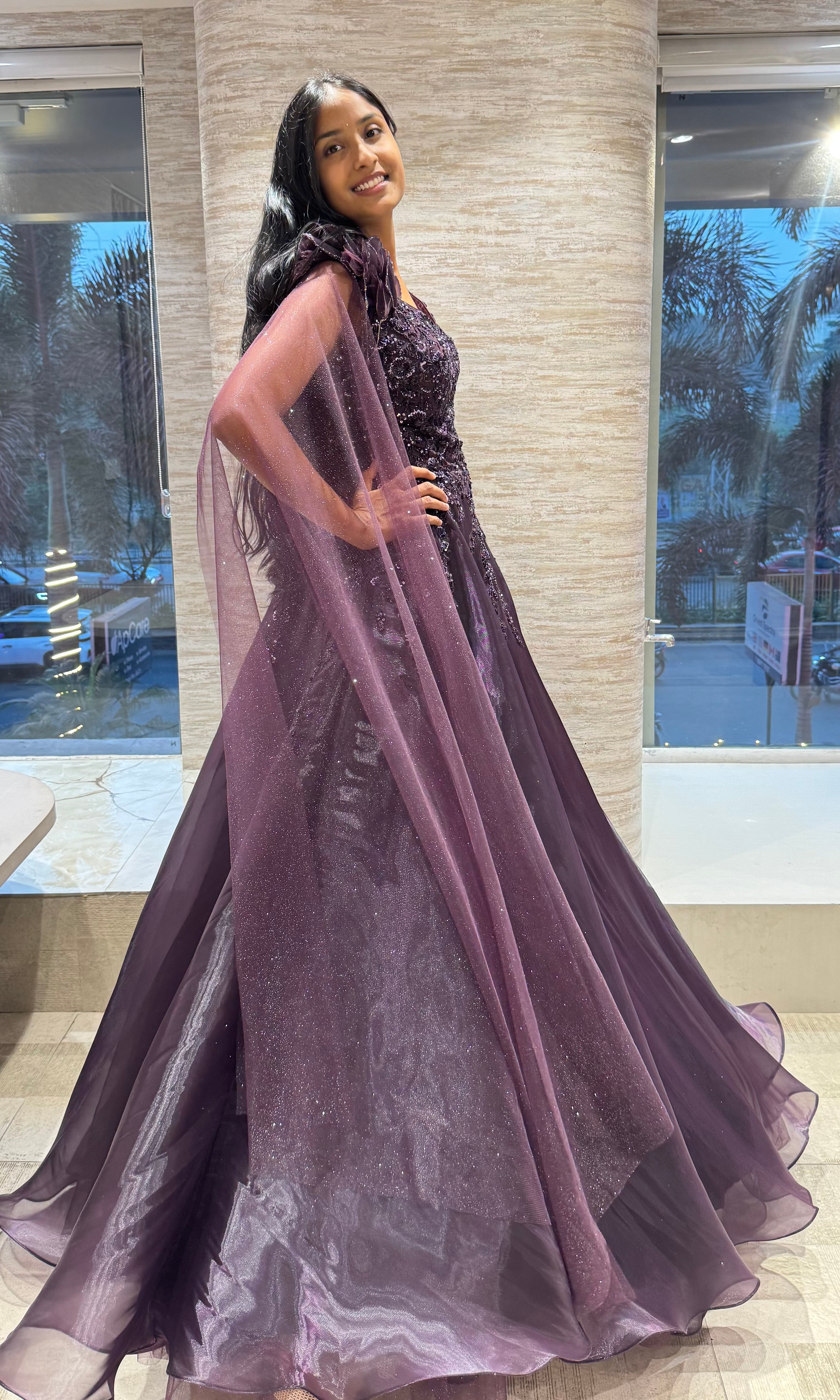 Purple Dream Ball Gown