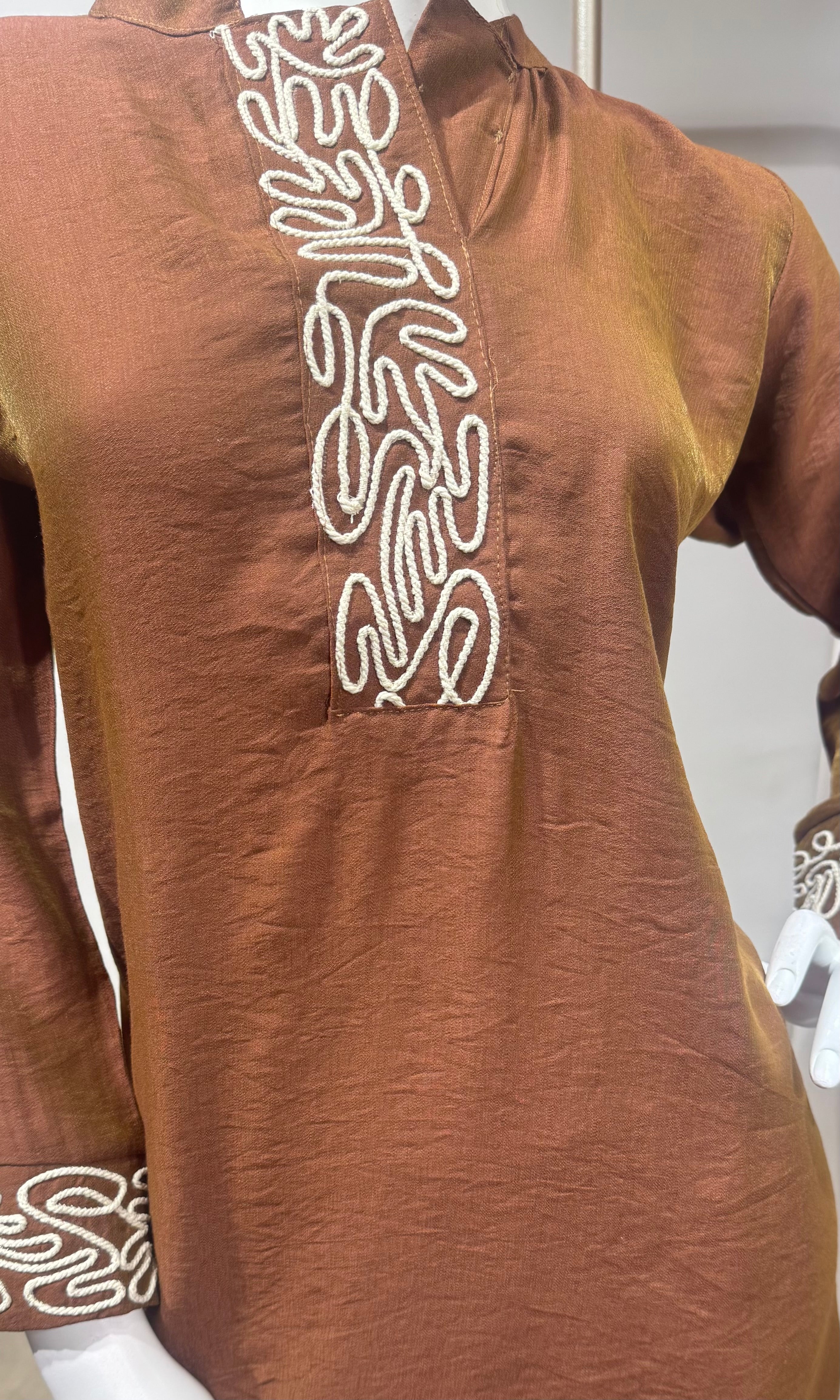 Coffee Tones & Cream Accents Co-Ord set