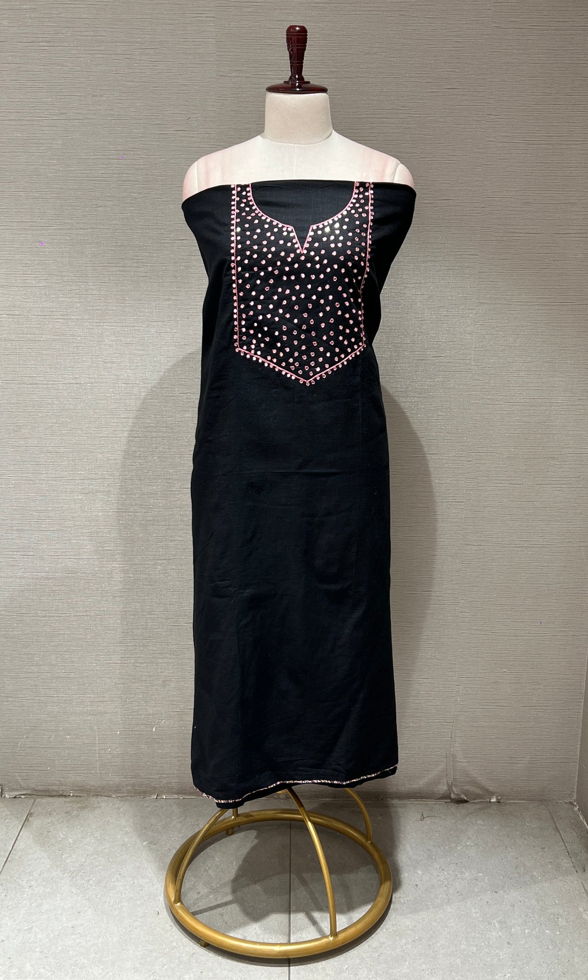 Black dress material