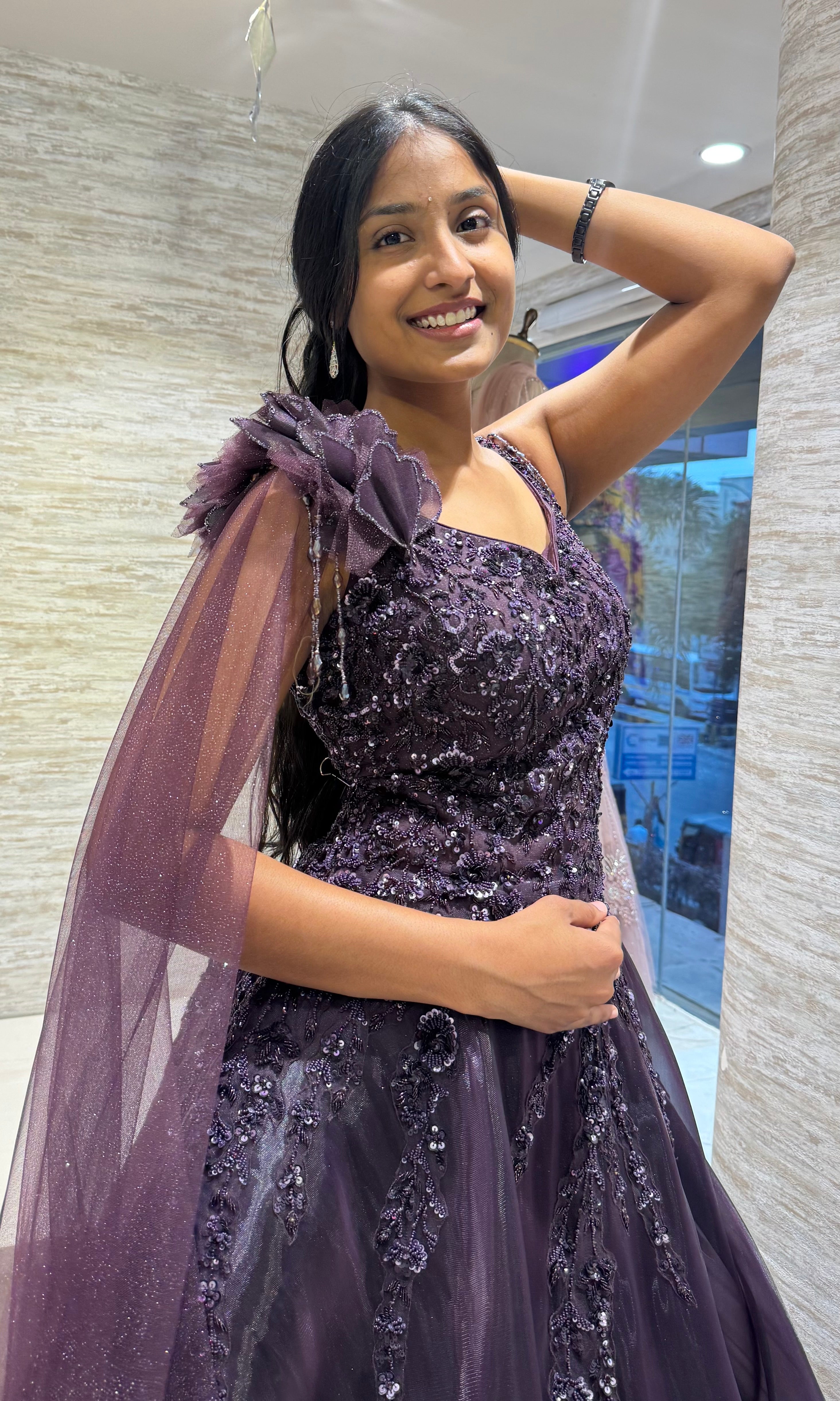 Purple Dream Ball Gown