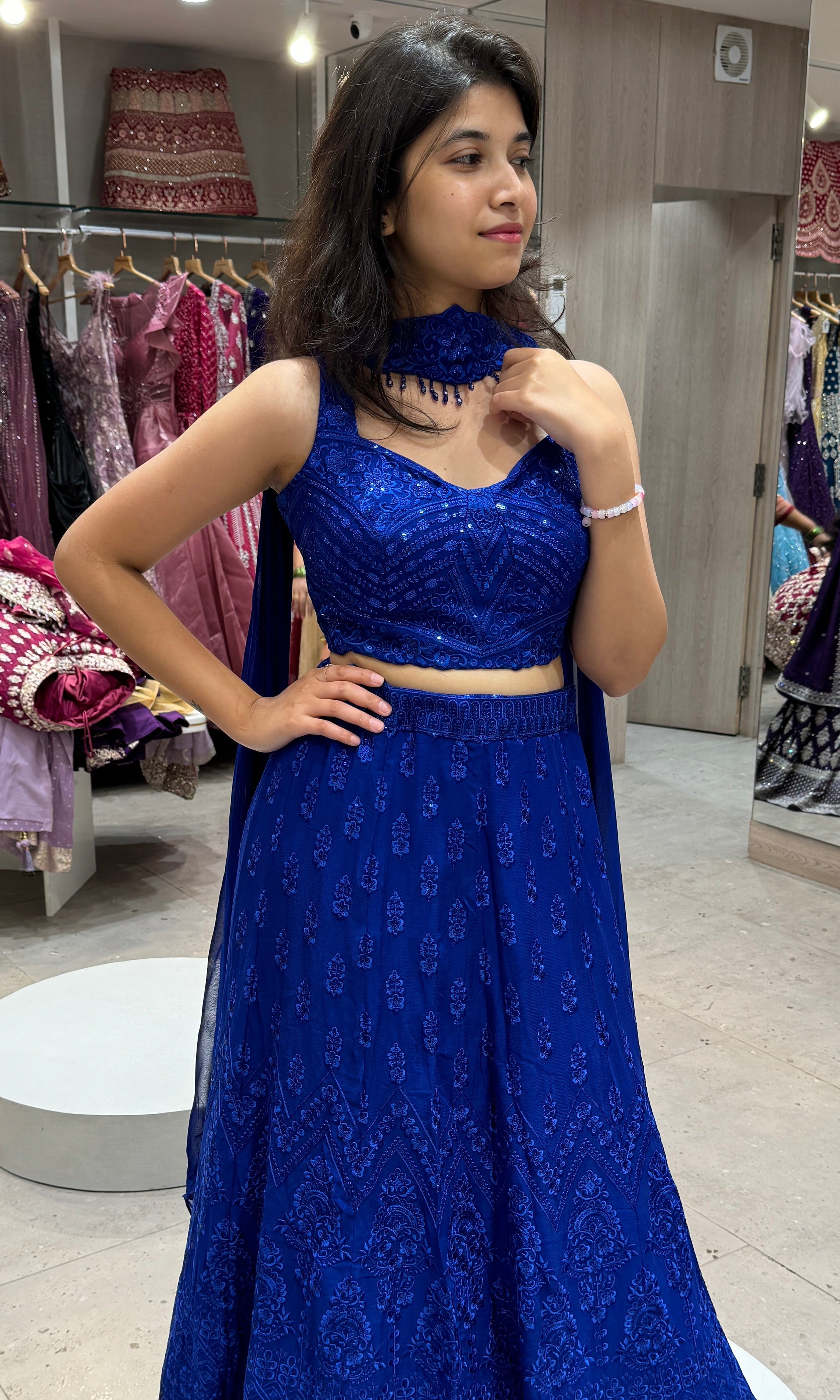 Blue Lehenga