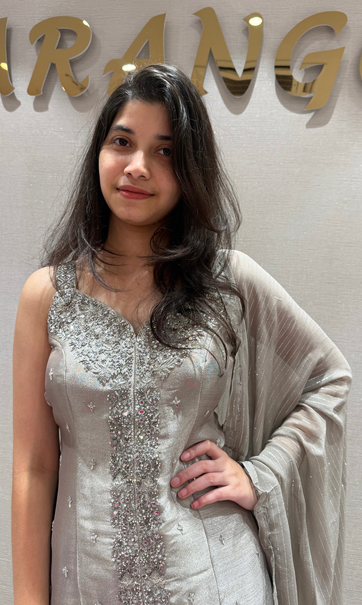 Grey palazzo