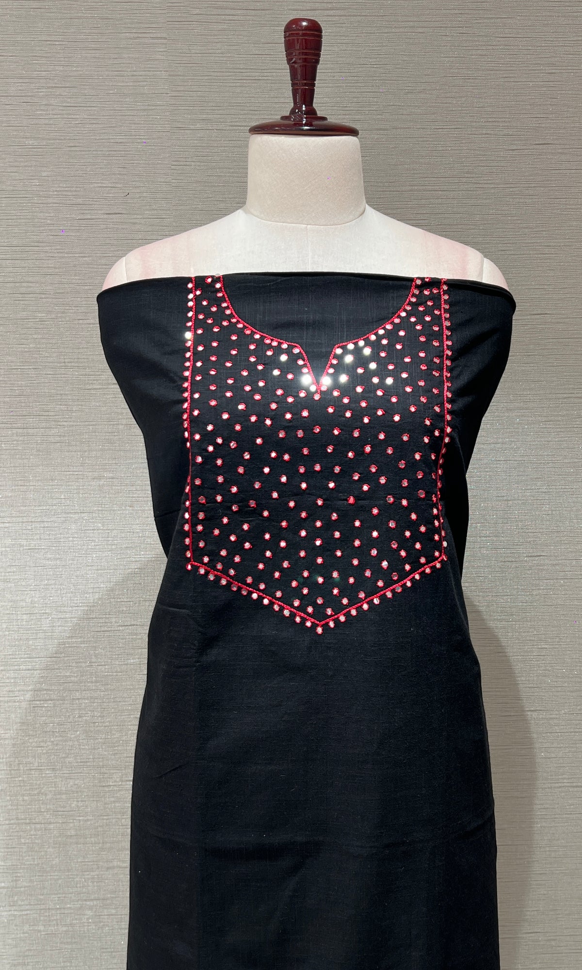 Black dress material
