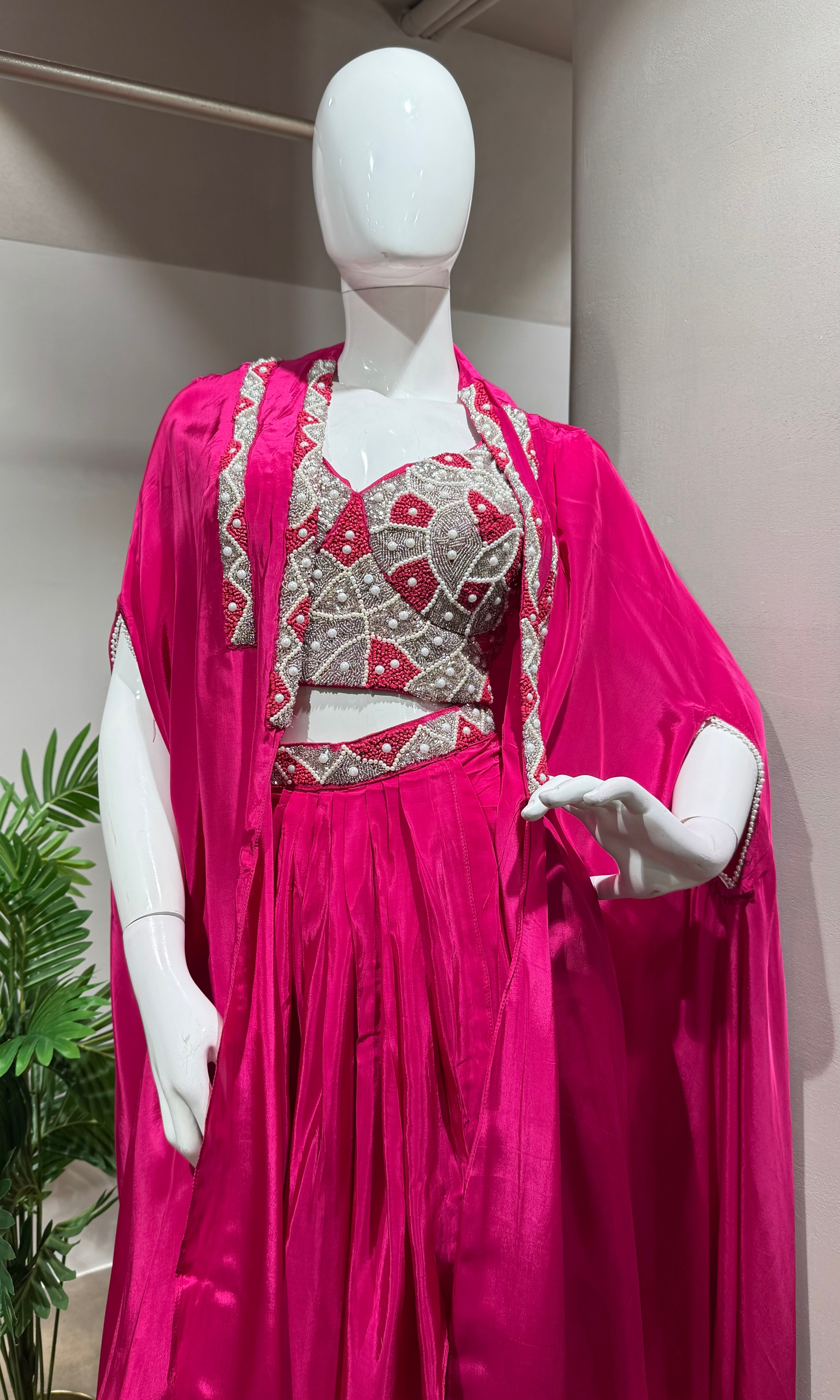 Rani Radiance Embroidered Fusion Festive Wear