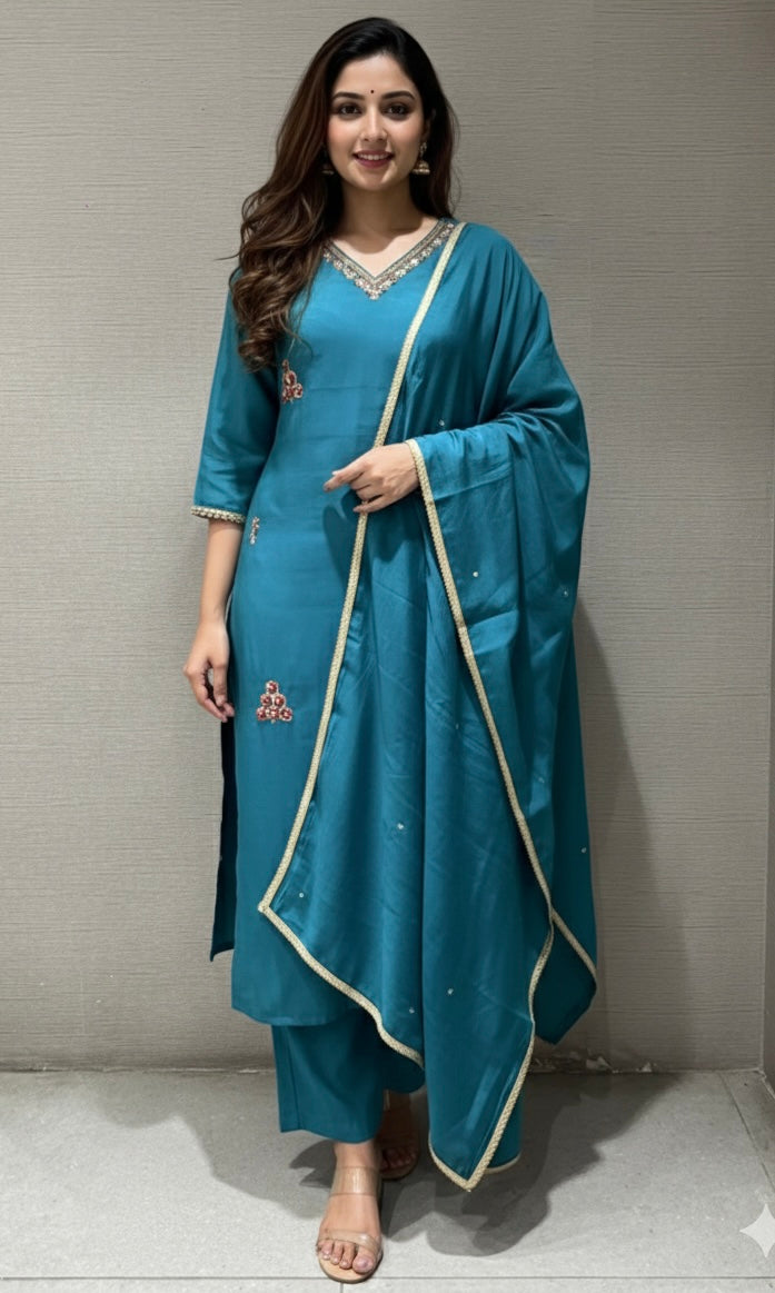 RAMA BLUE KURTA SET