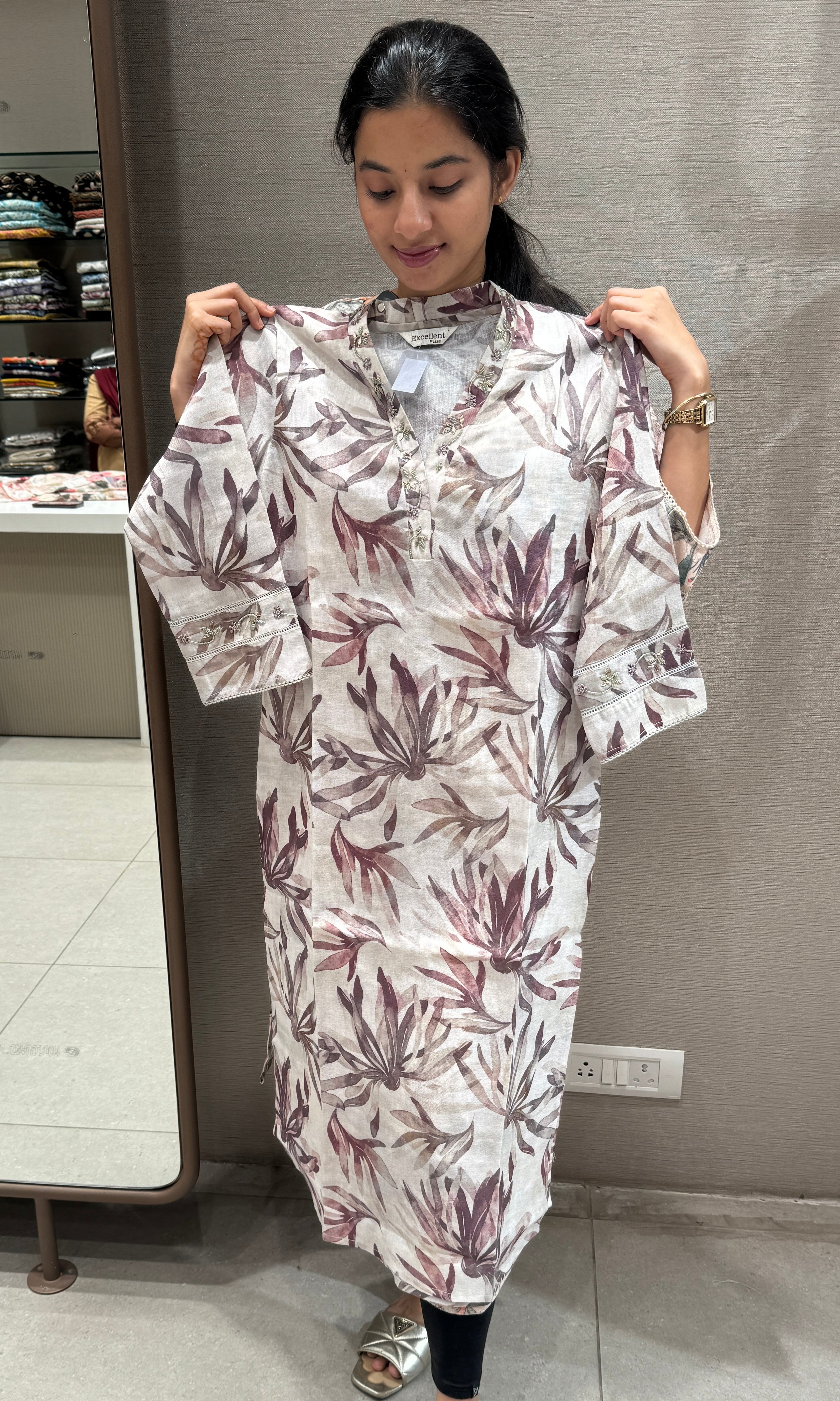 Grey Kurti top
