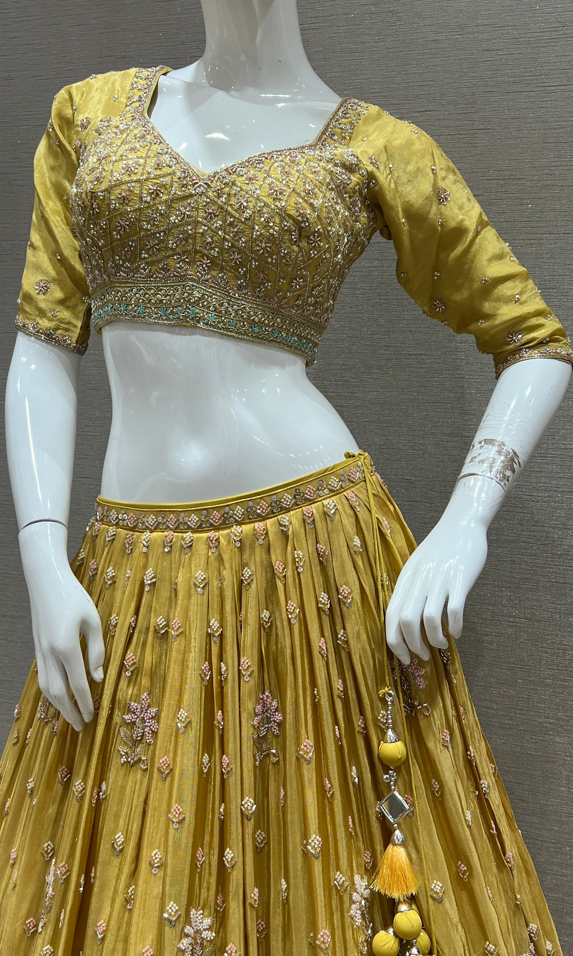 Golden Radiance Lehenga