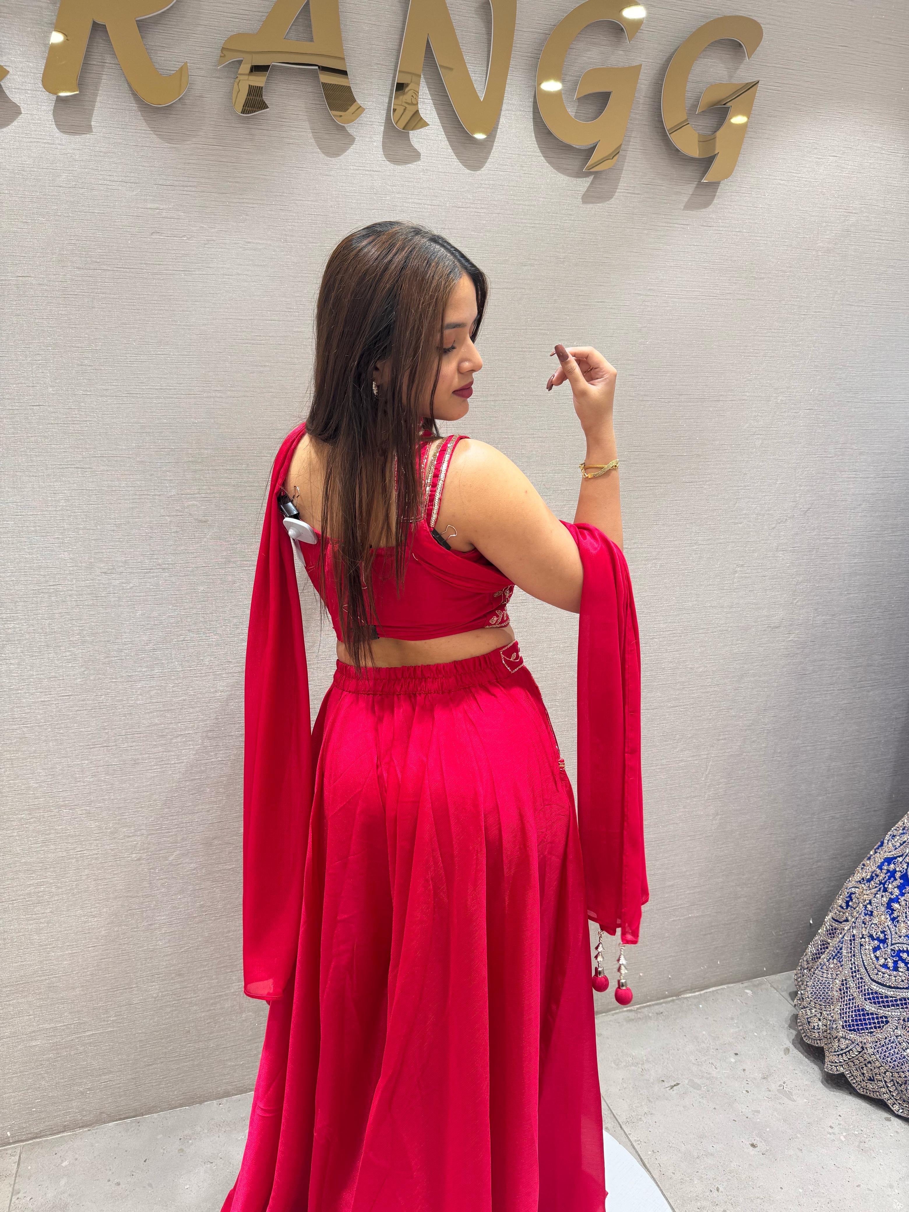 Rani pink palazzo set