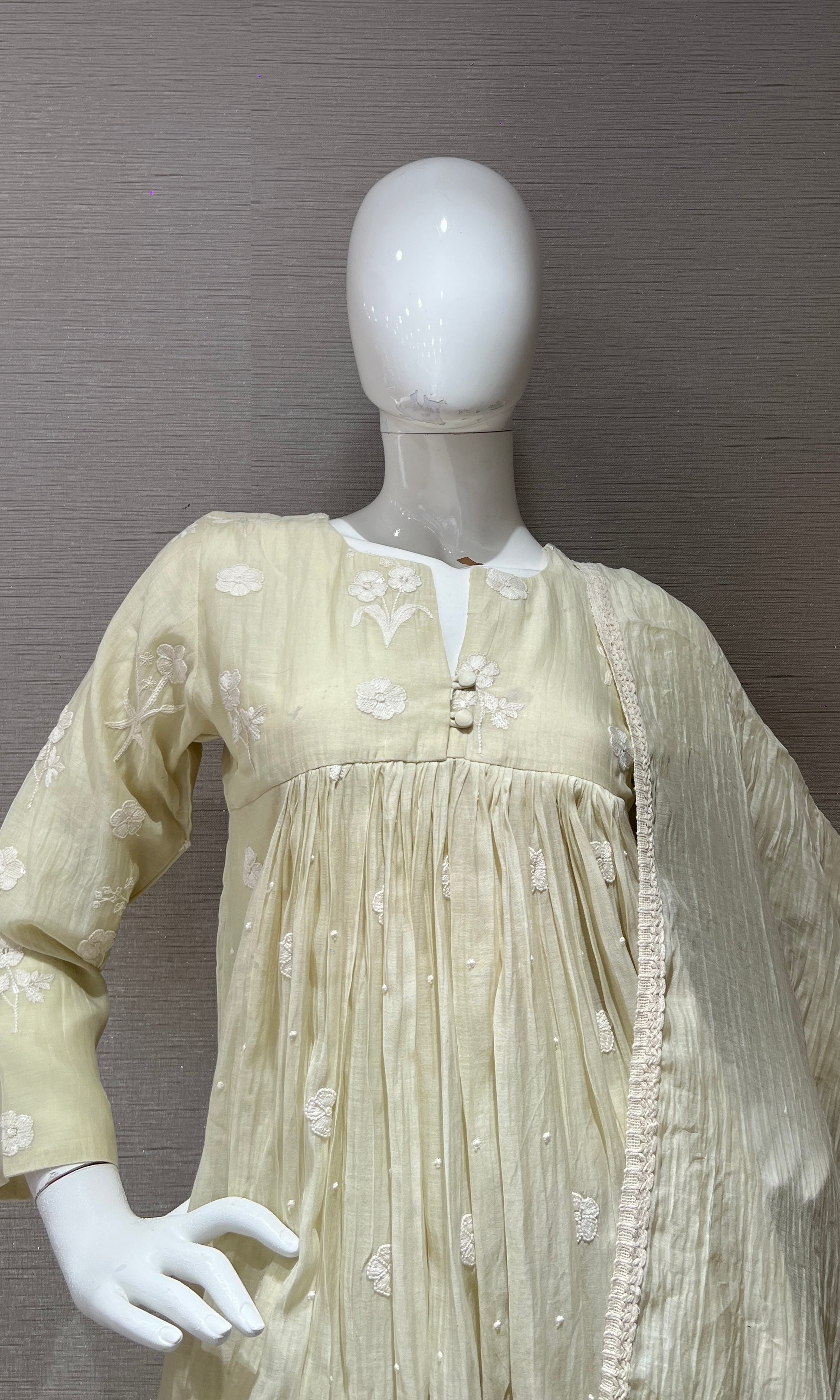 Light Green Classic embroidery A line set