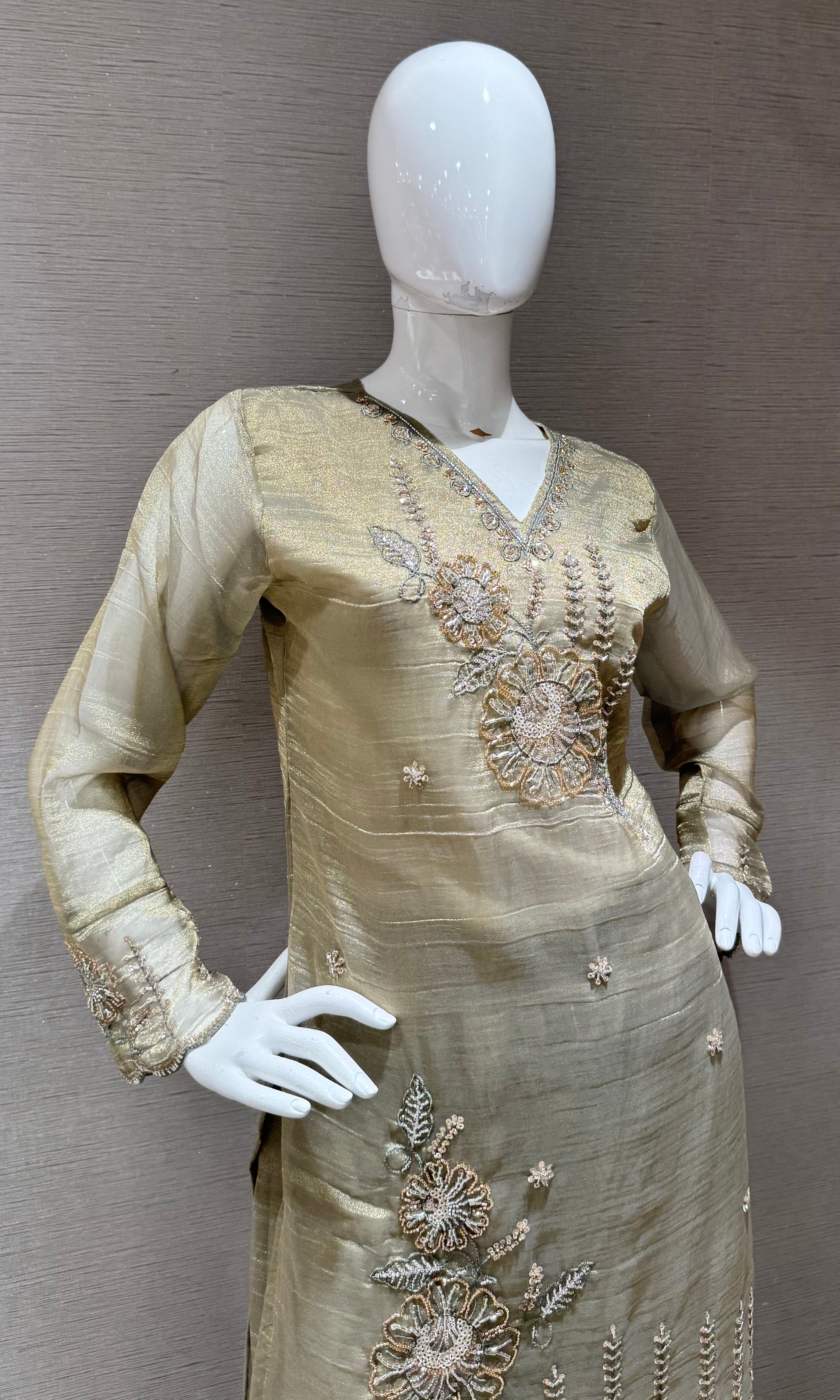 Elegant Pista Green Co-Ord Set with Dupatta