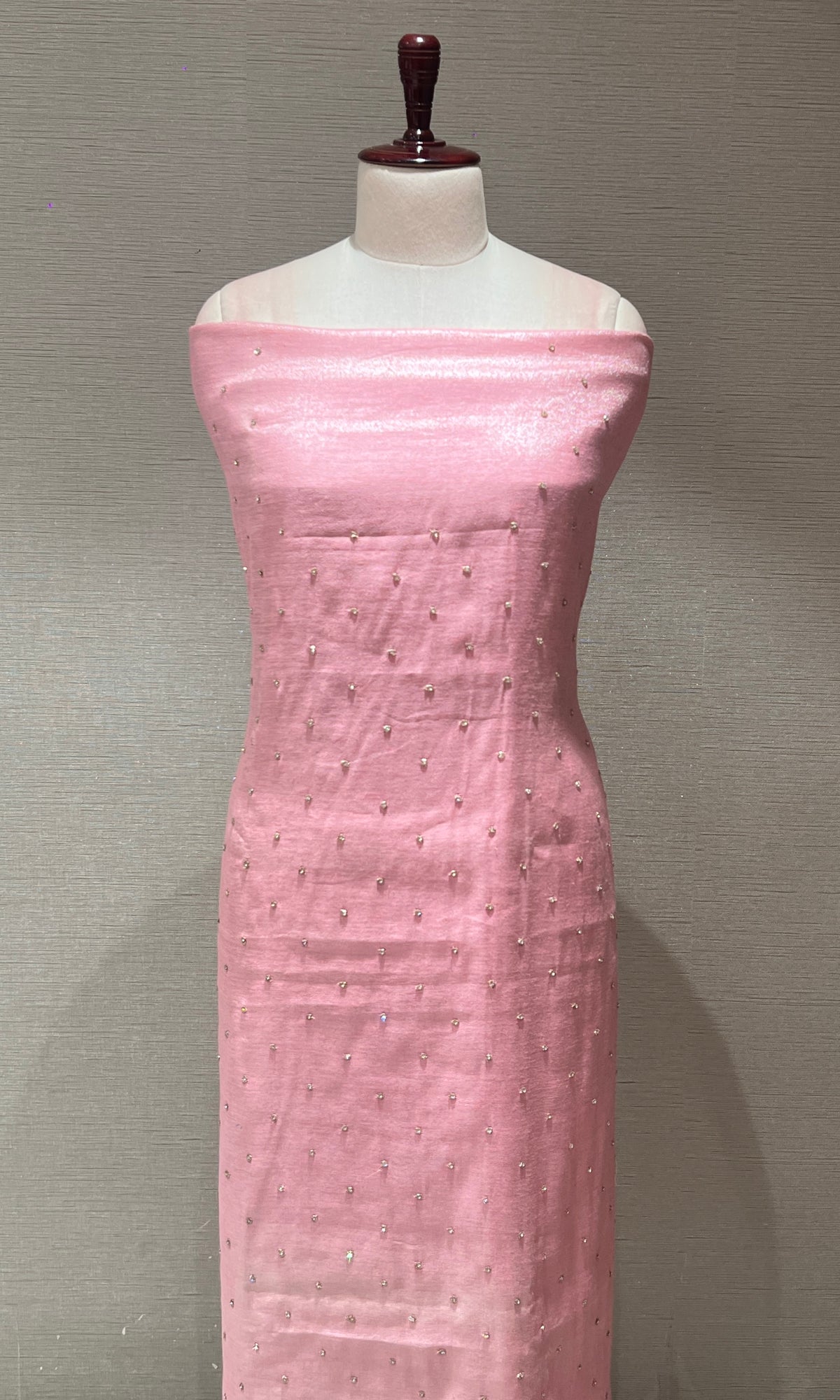 Onion pink dress material