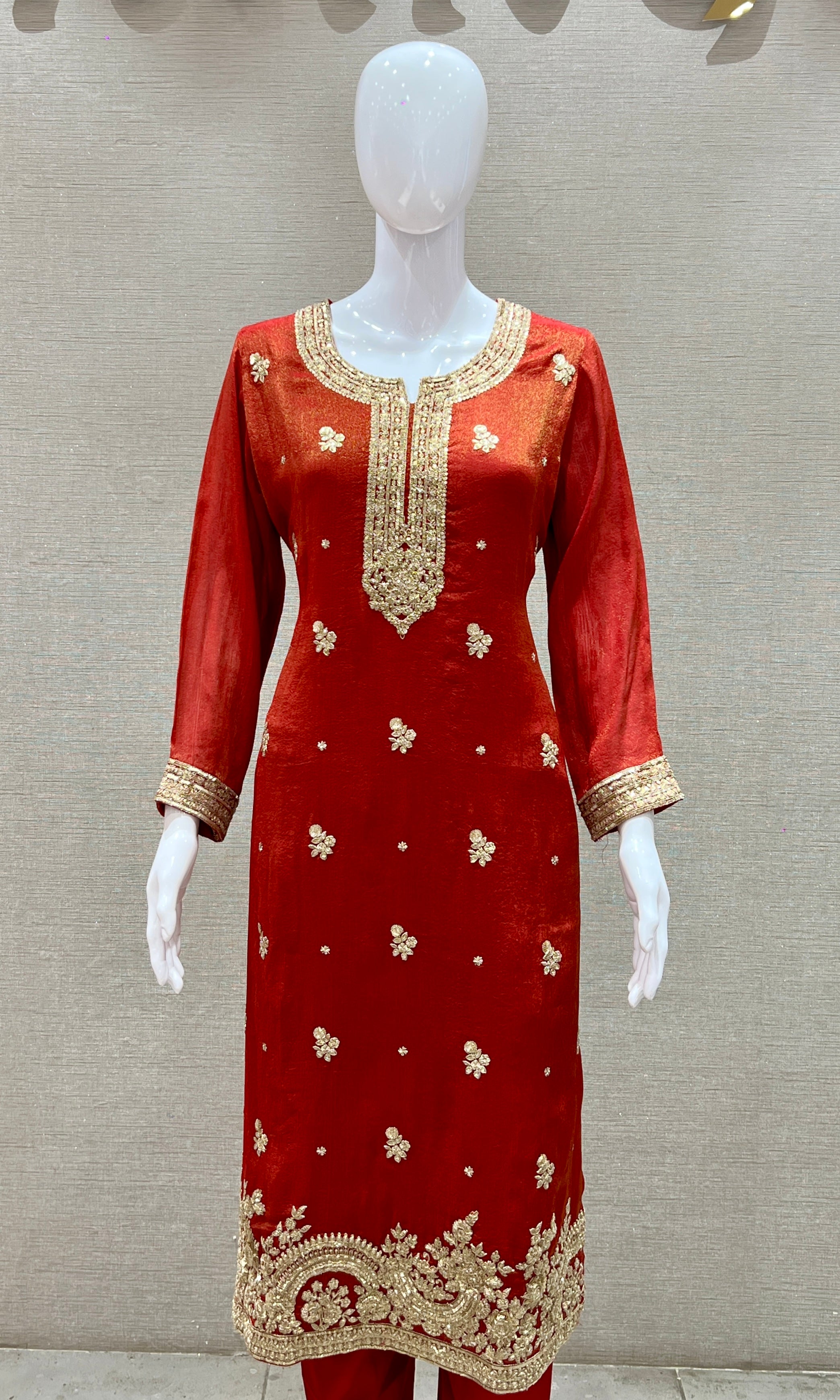 Royal Red Kurta Set