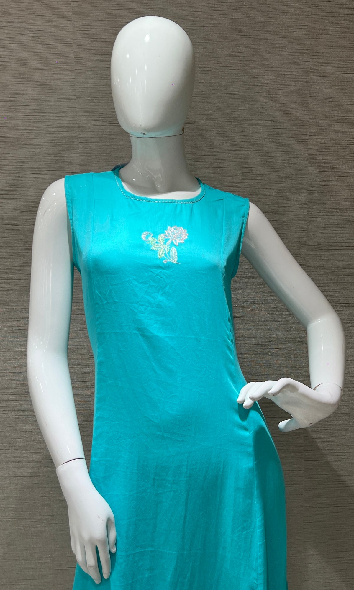 coral blue Kurti top