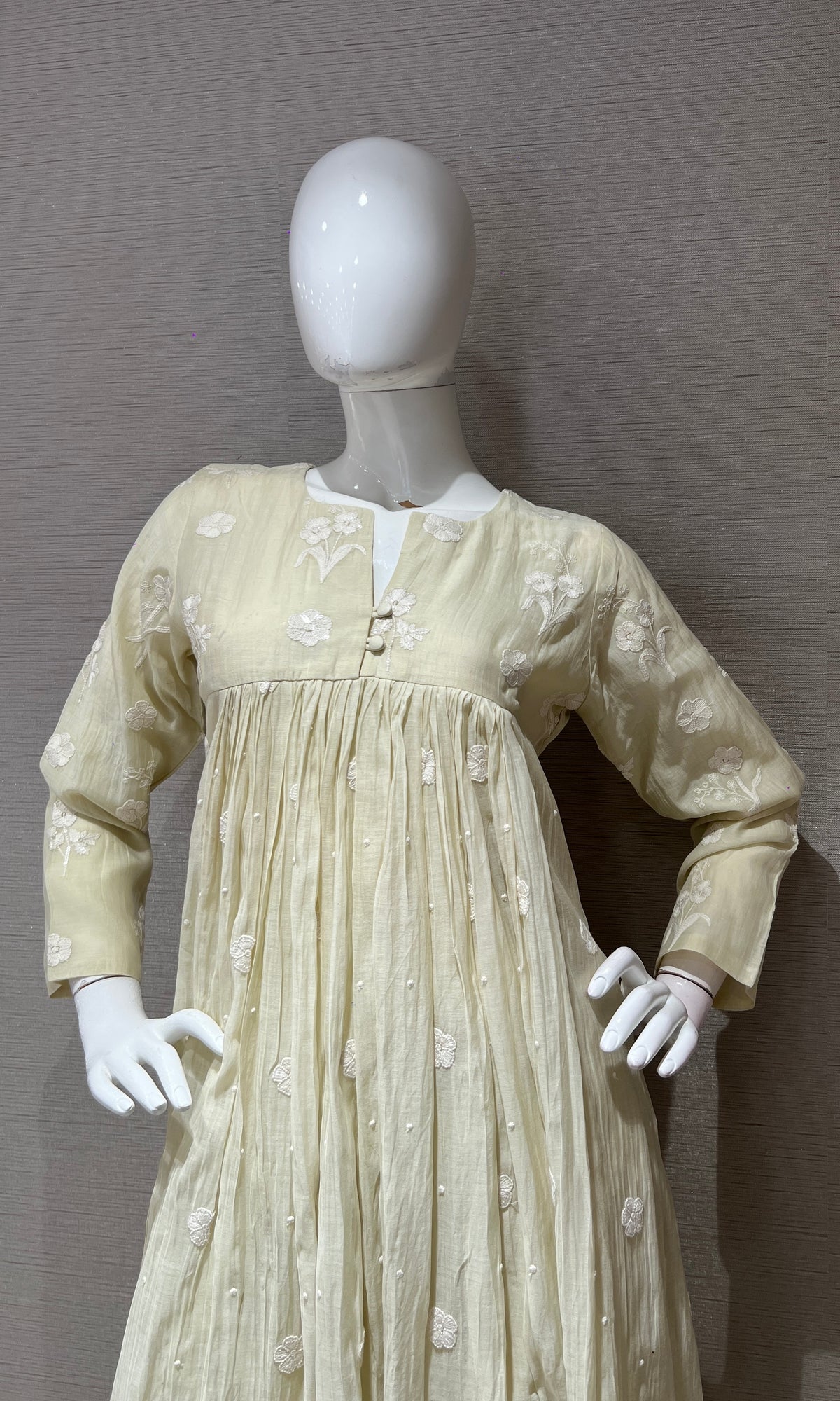 Light Green Classic embroidery A line set