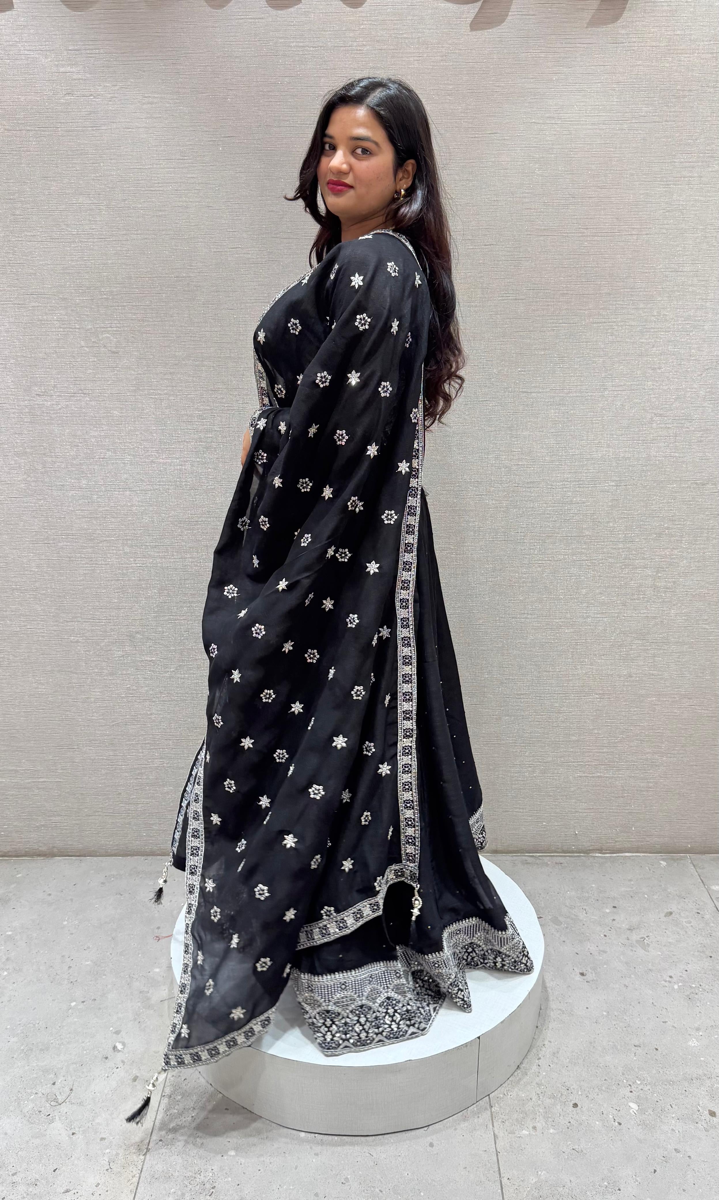 Black ELEGANT Lehenga