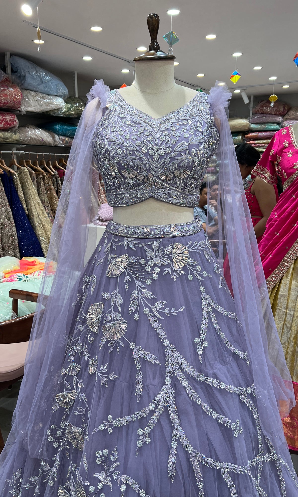Light purple Lehenga