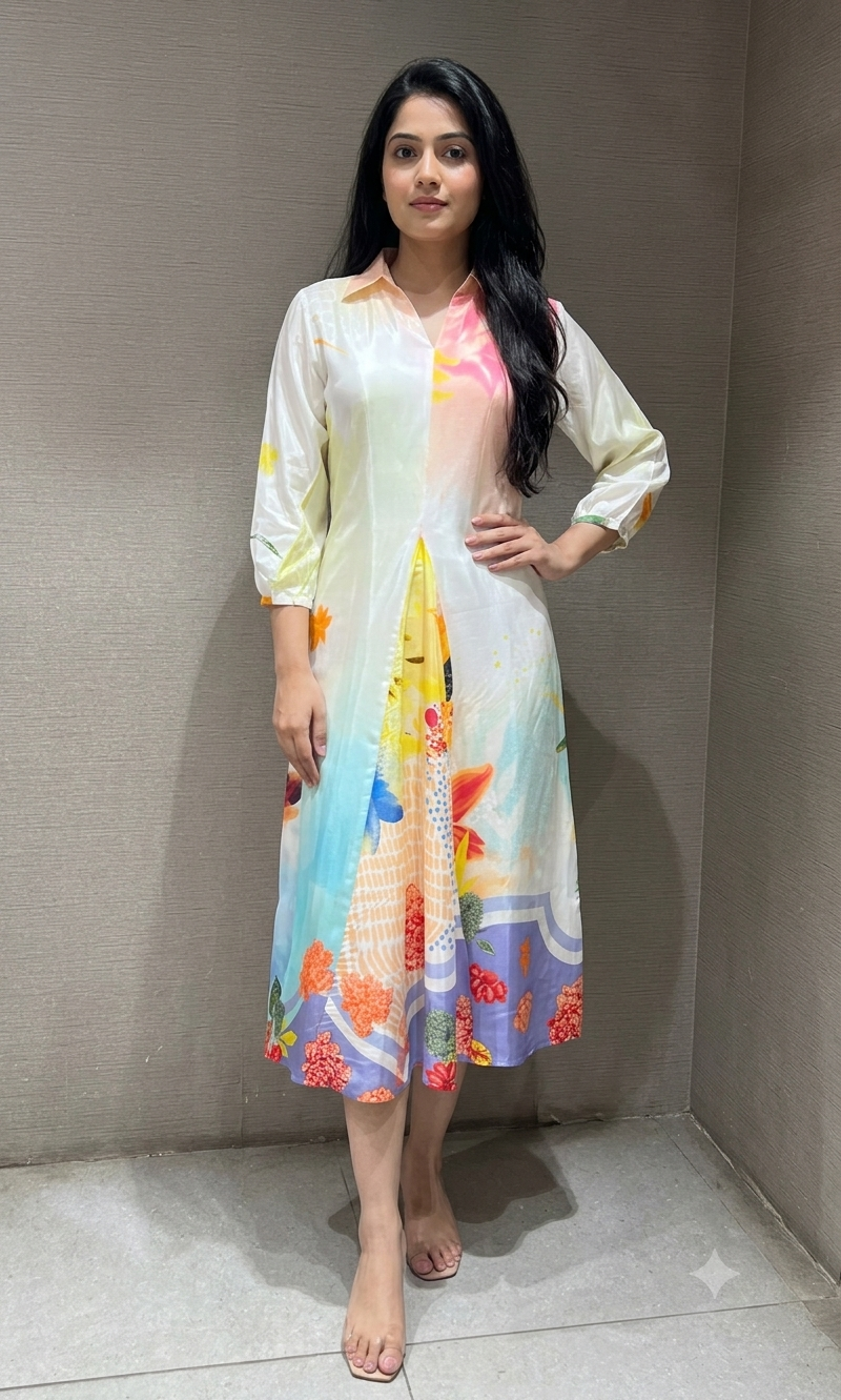 Multi FLORAL DRESS
