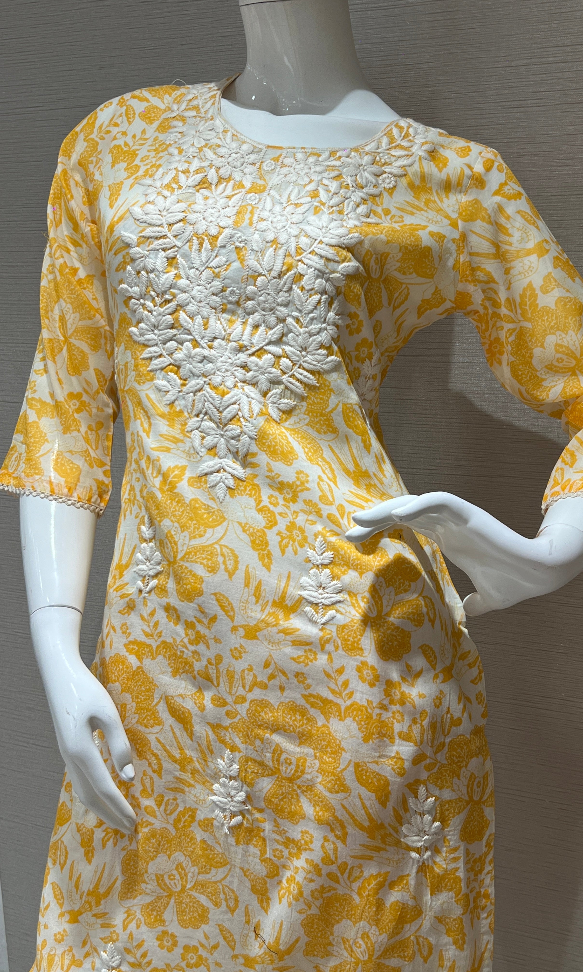 Yellow kurta set 3223
