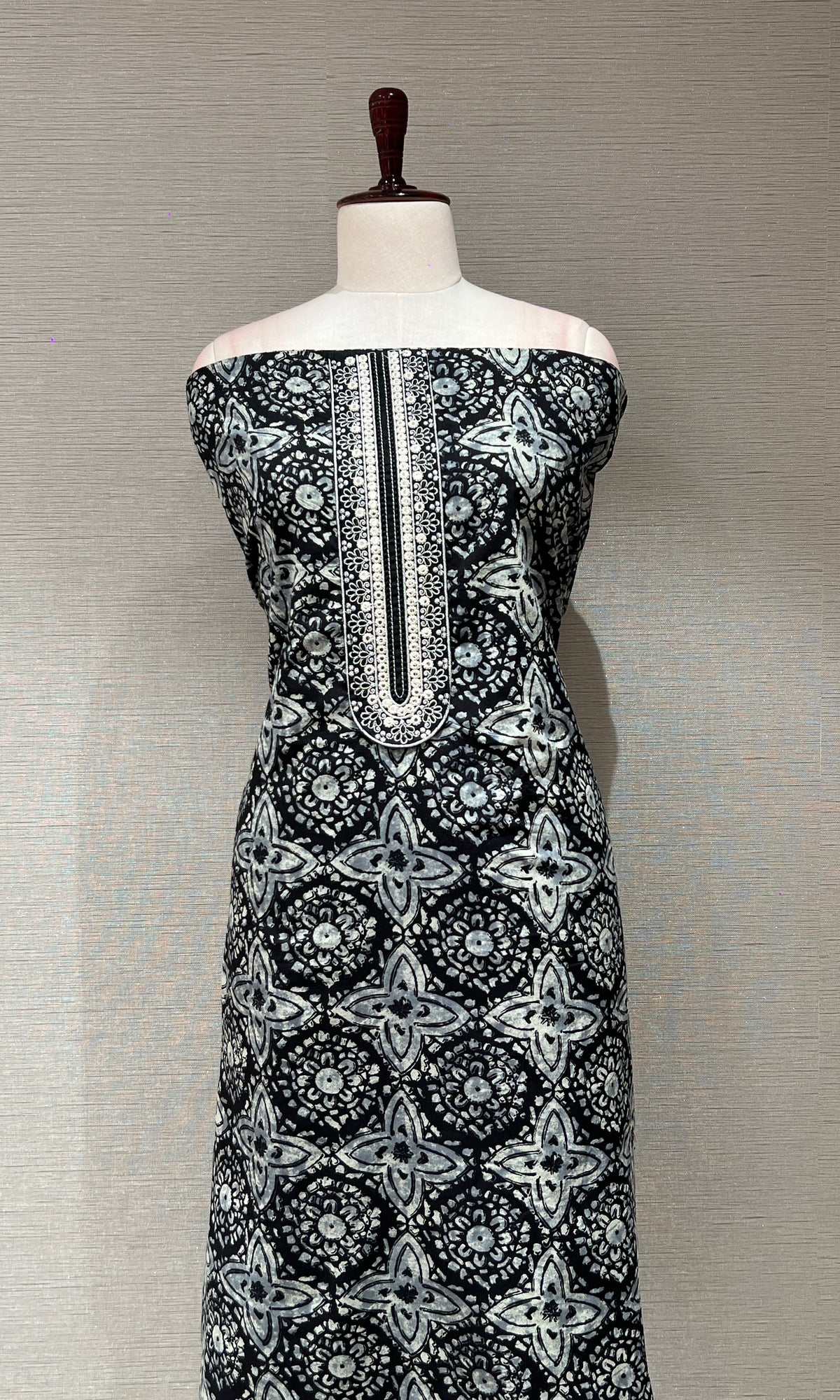 Black dress material