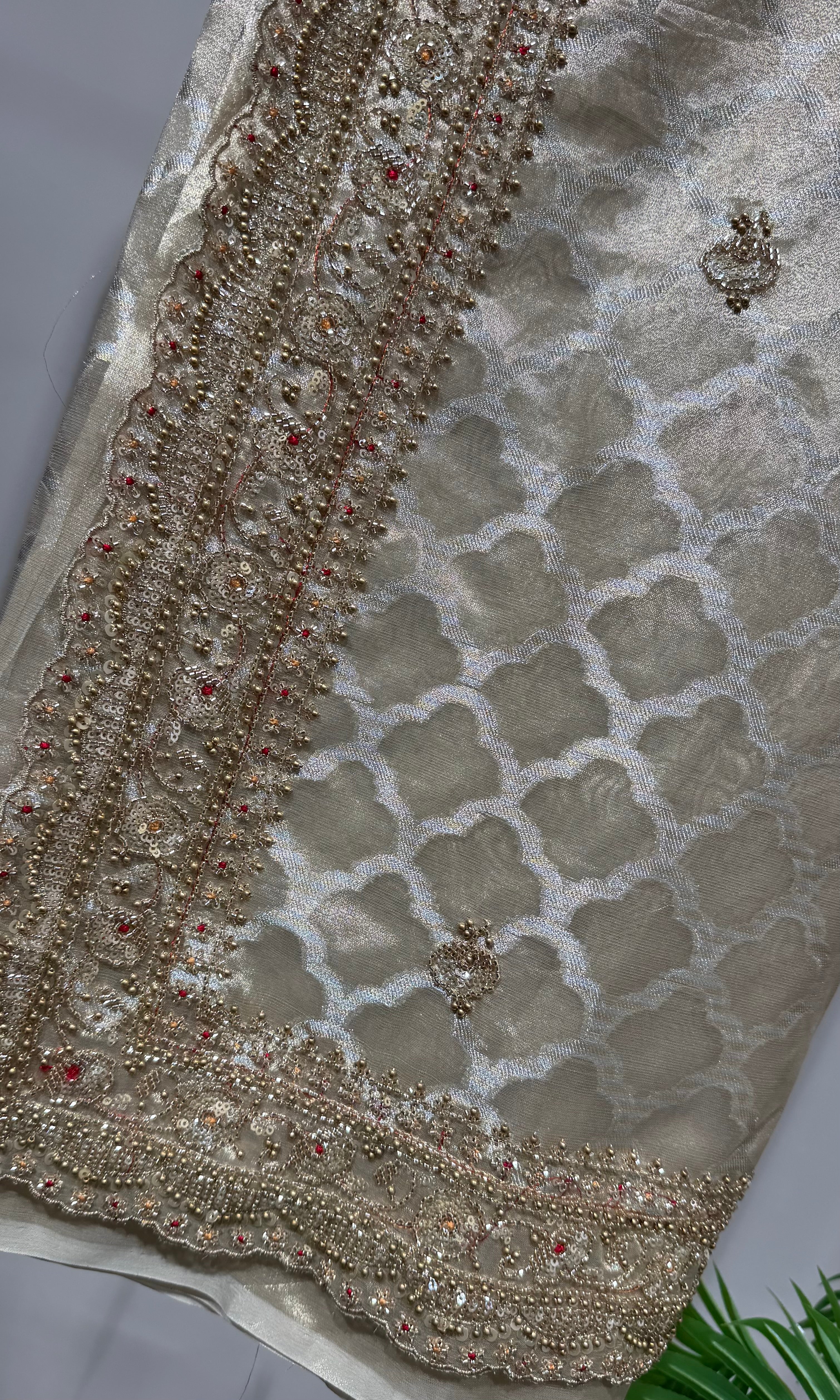 Gold Gilded Glamour Ensemble SAREE