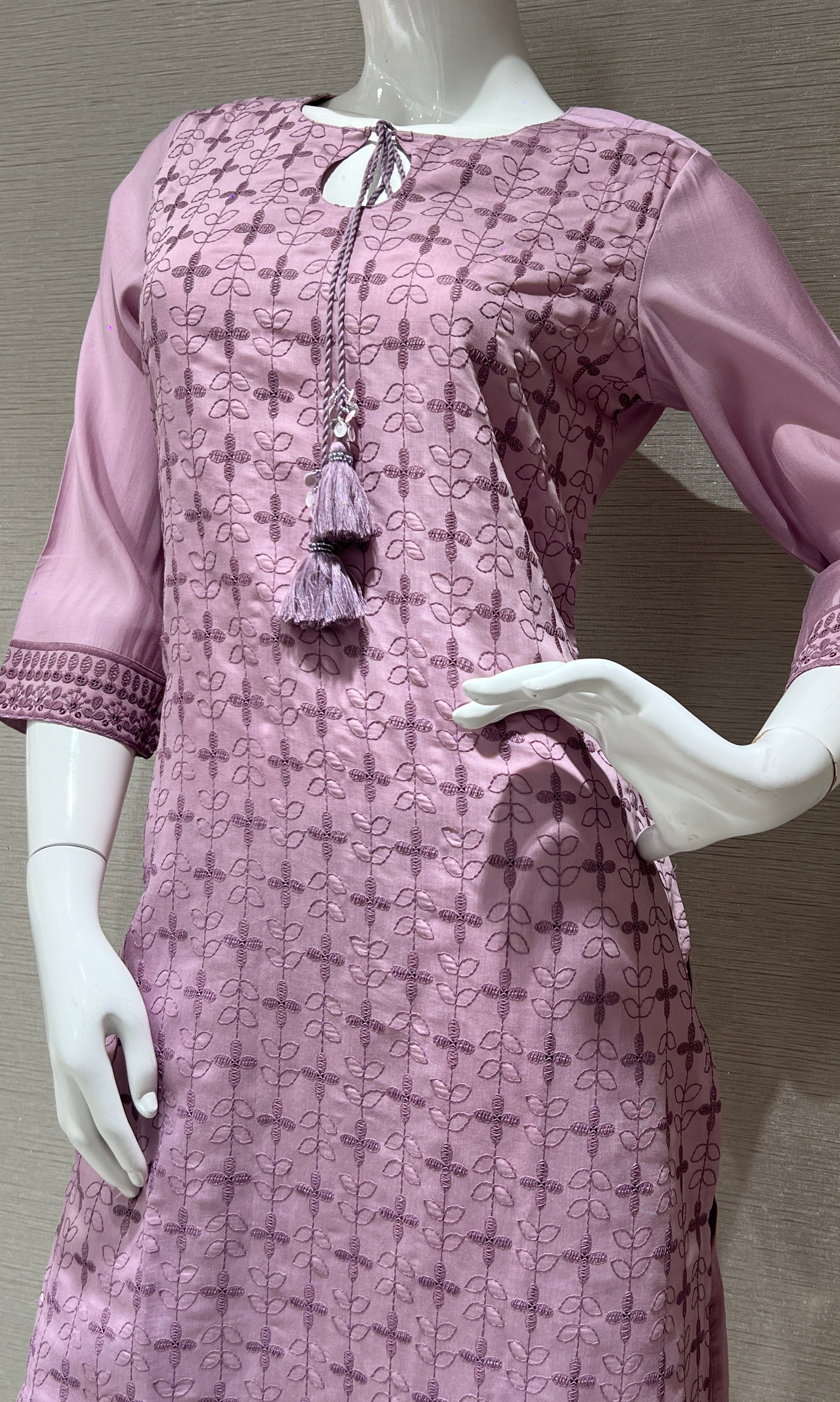 Lilac kurta set