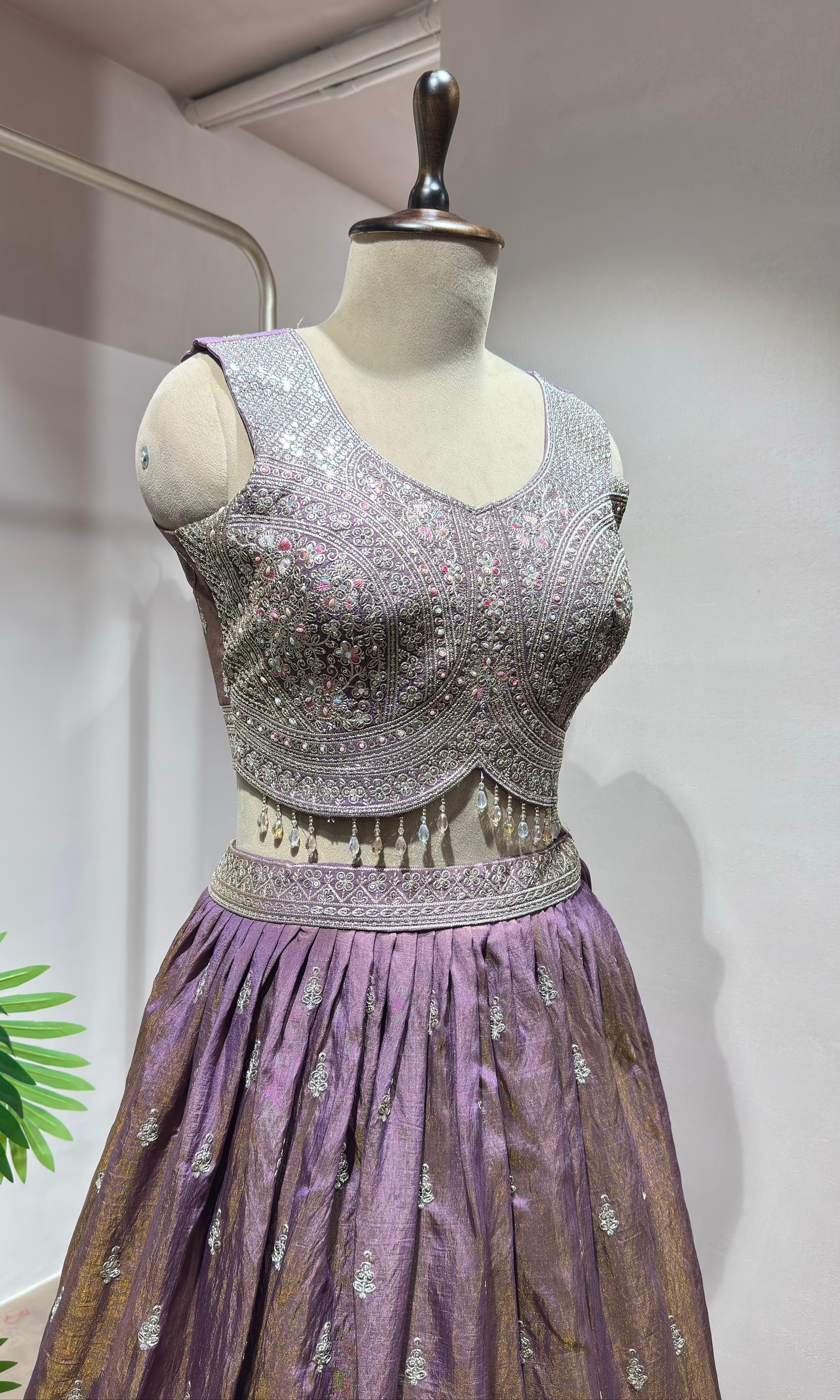 Light purple lehenga