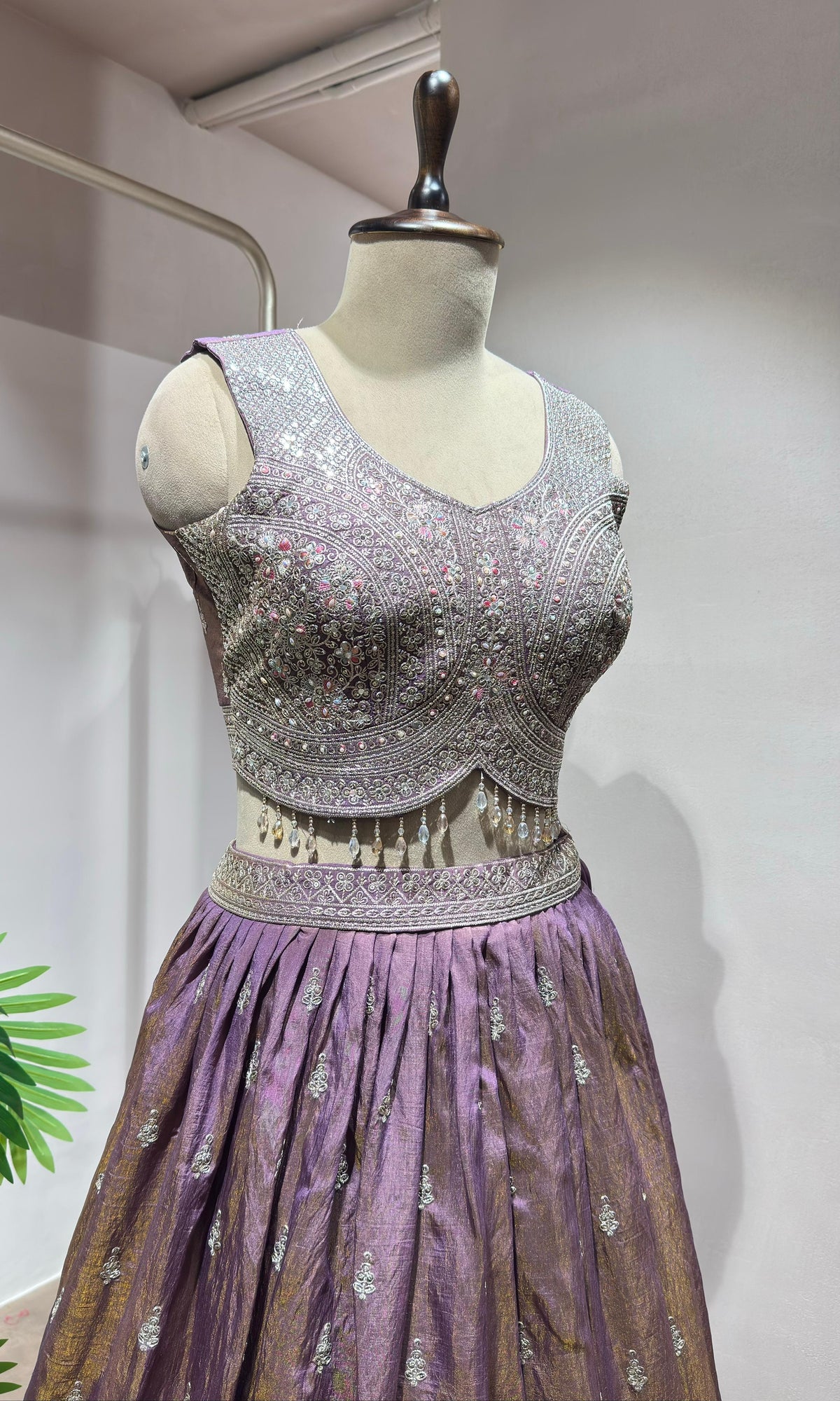 Light purple lehenga