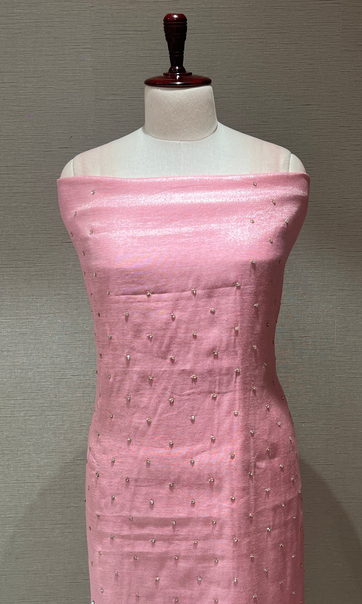 Onion pink dress material