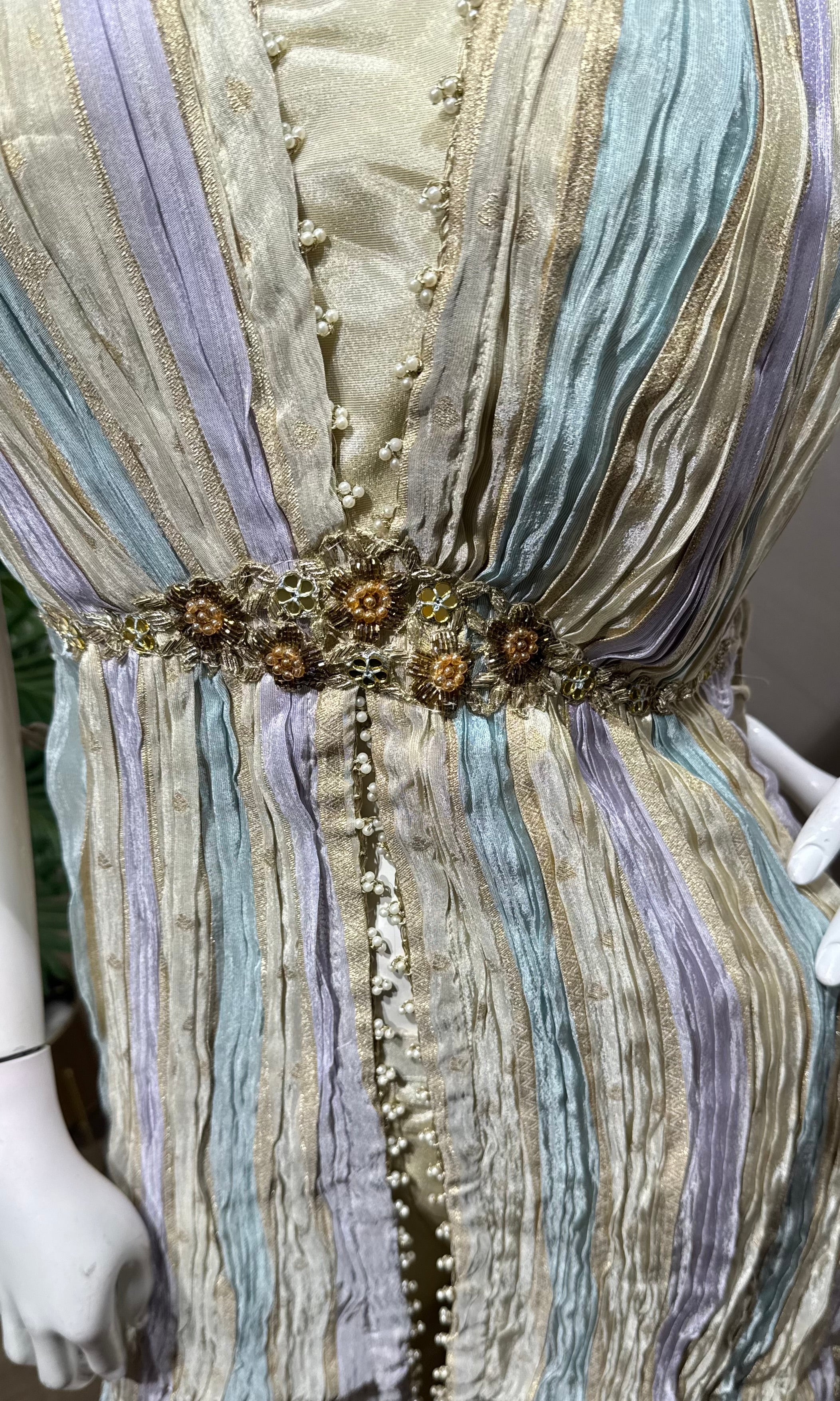 BEAGH Multi-Toned Pastel Embroidered Palazzo