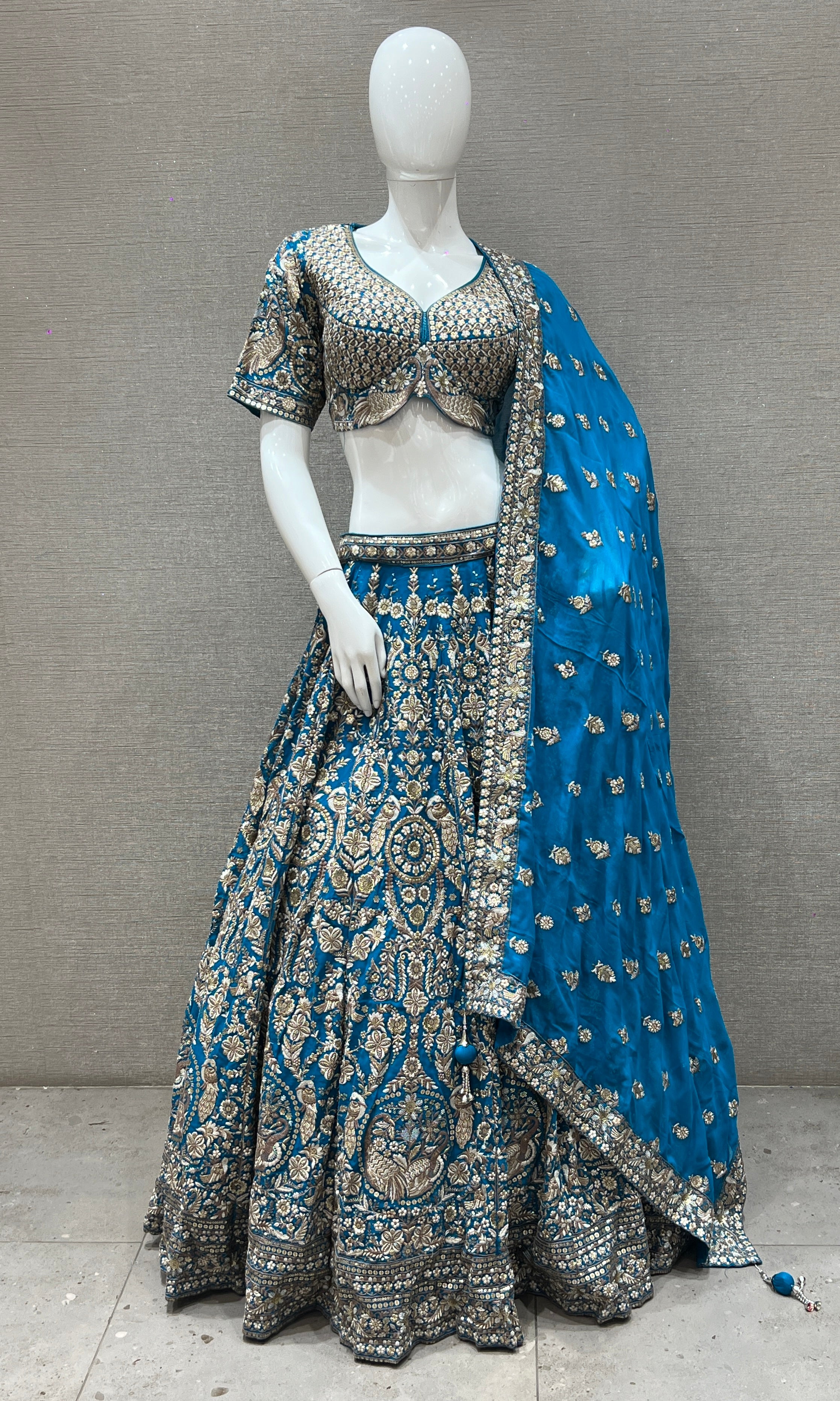 Blue Lehenga