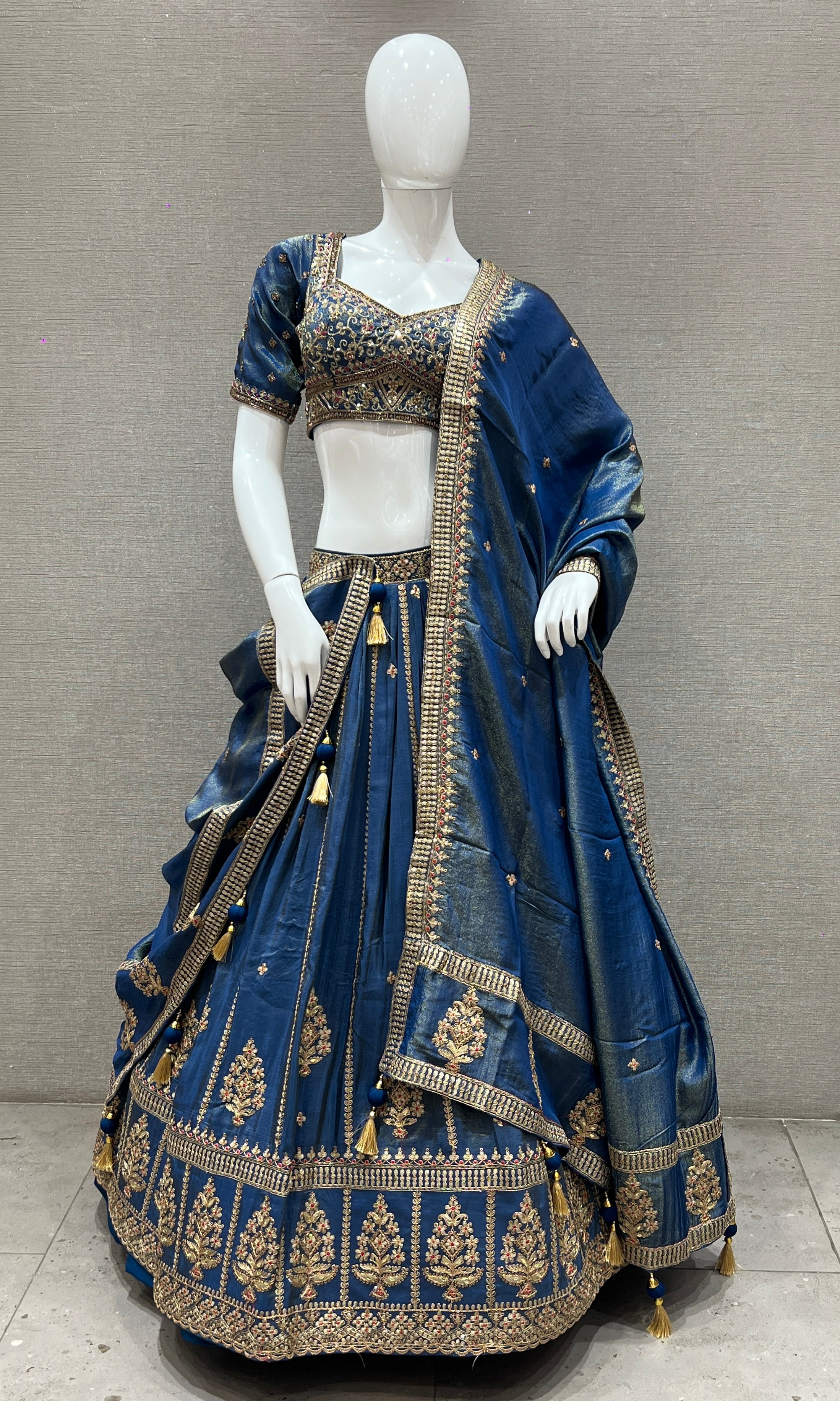 Blue Lehenga