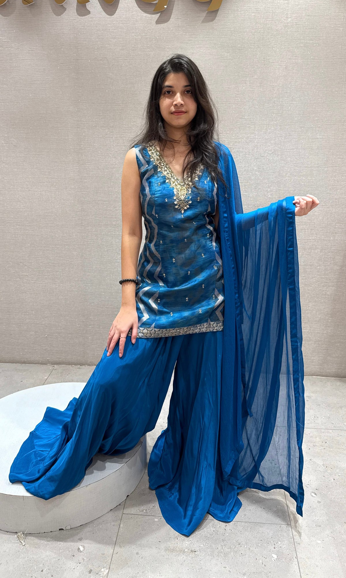 Blue palazzo