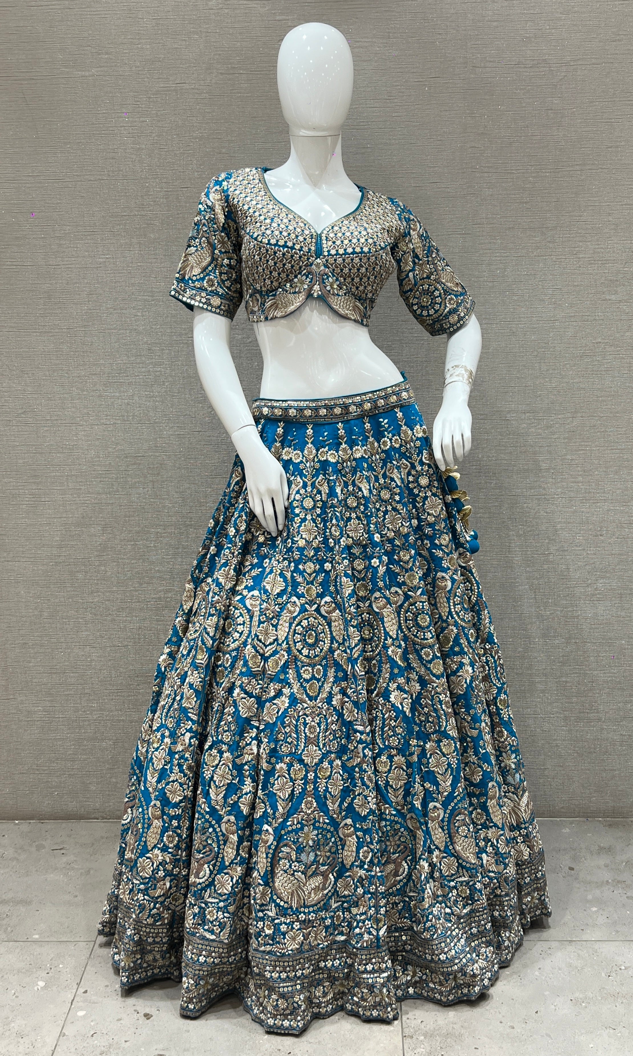 Blue Lehenga