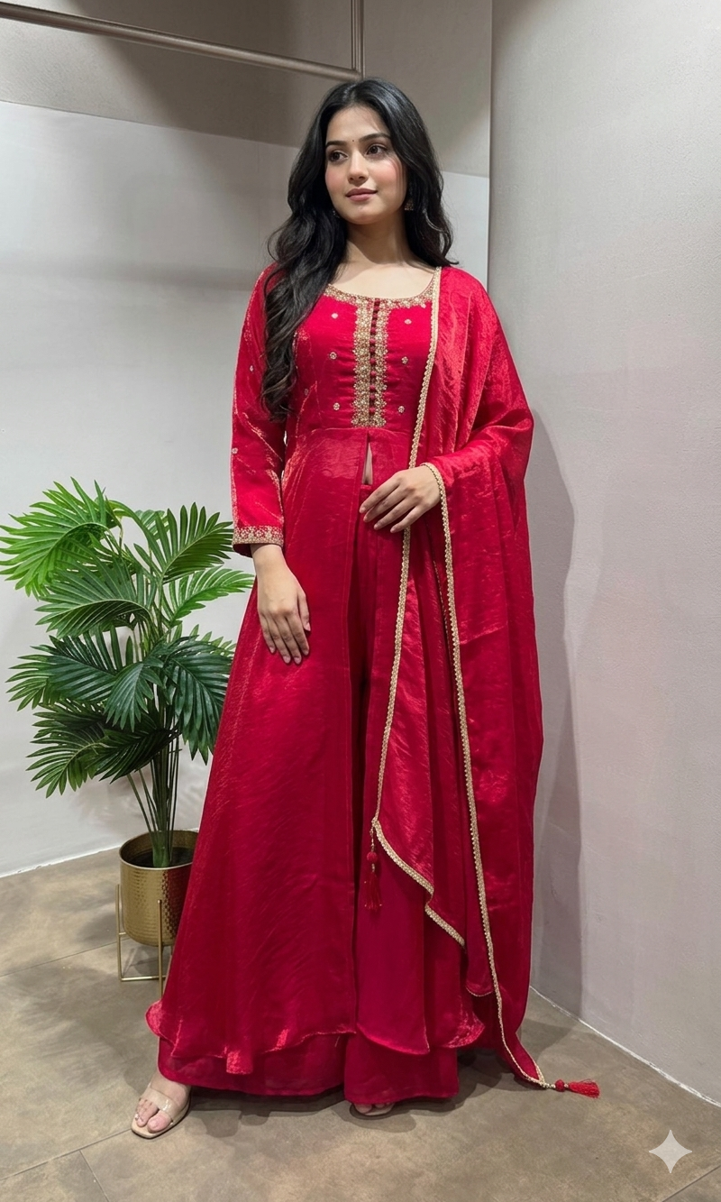RANI Georgette Anarkali SUIT