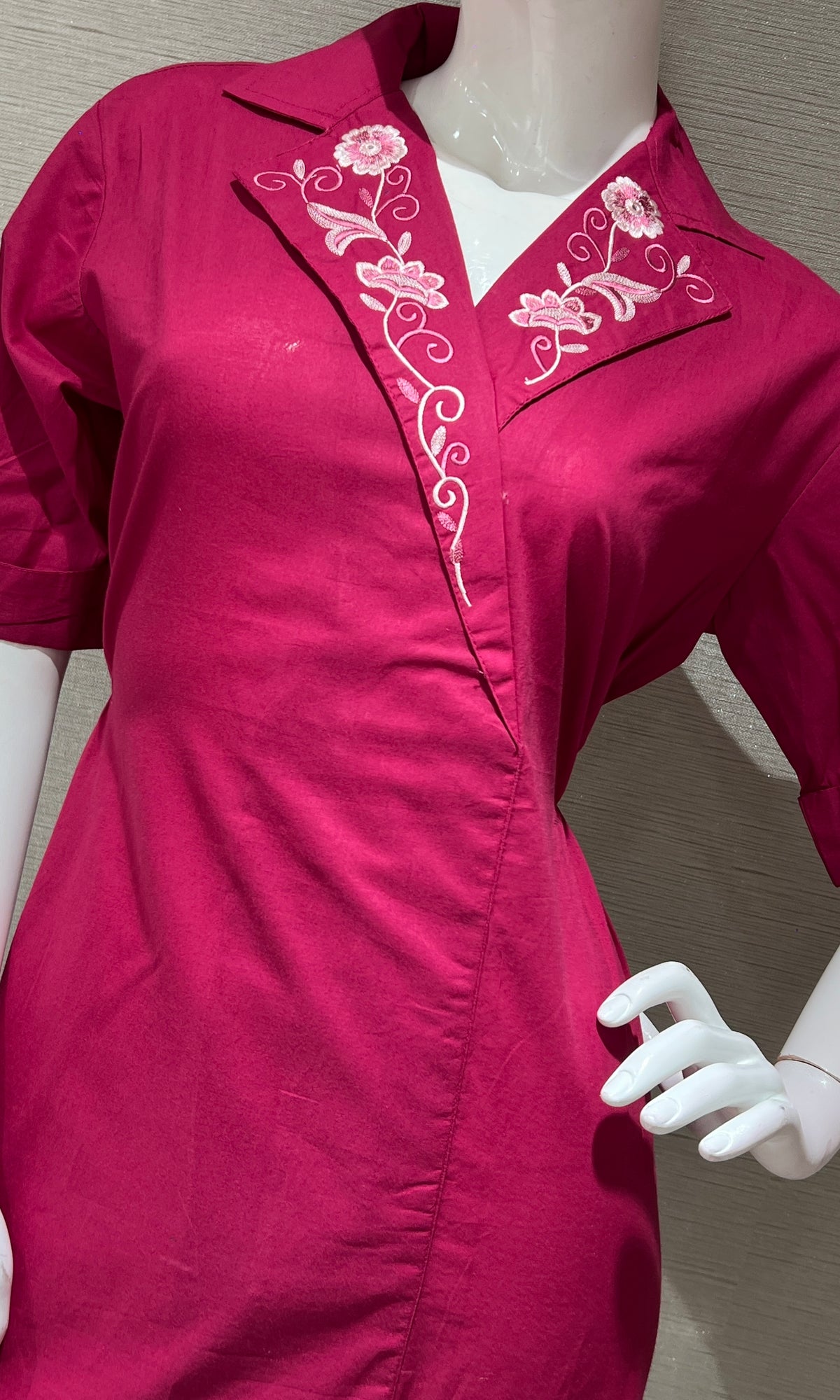 Wine ETHNIC SUMMER DRESS