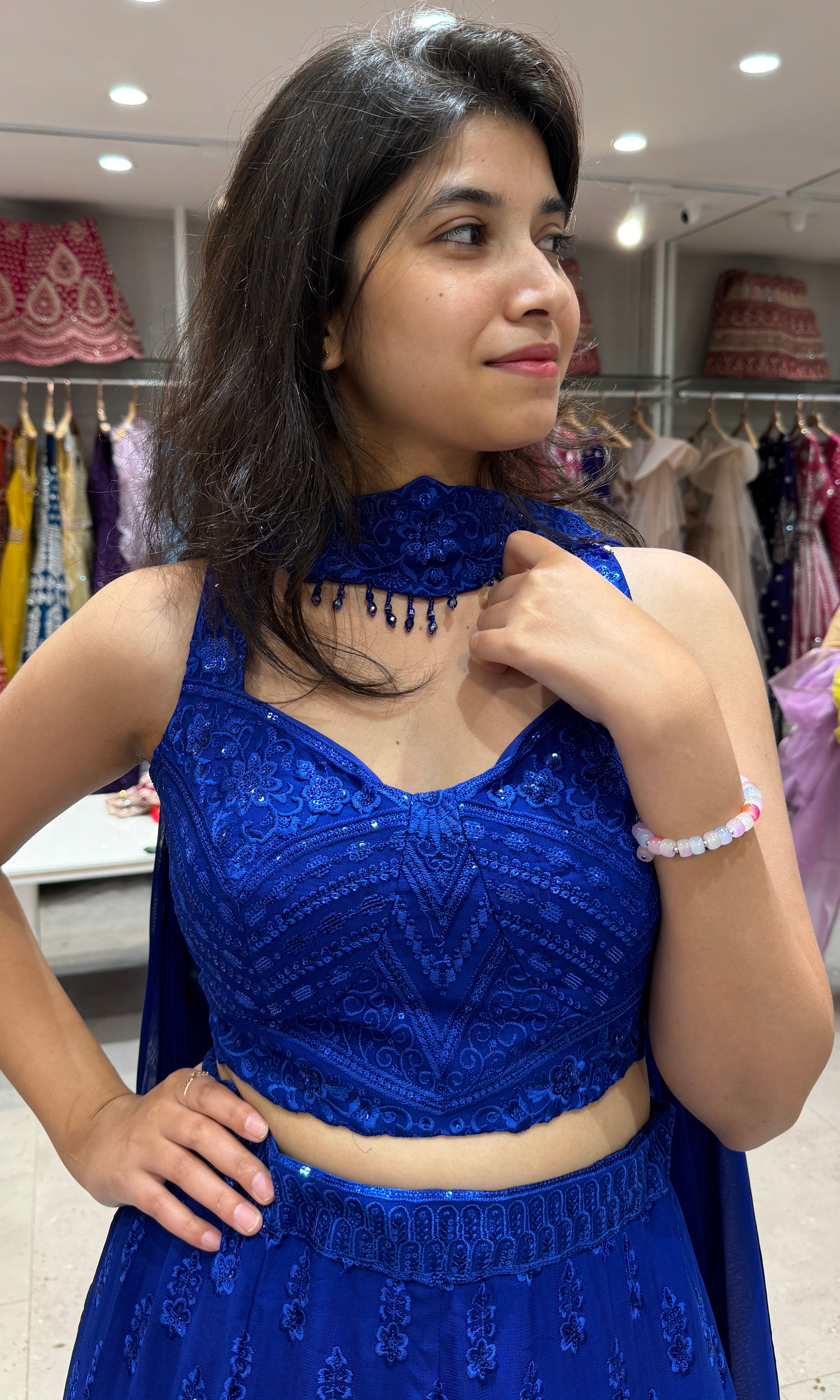 Blue Lehenga