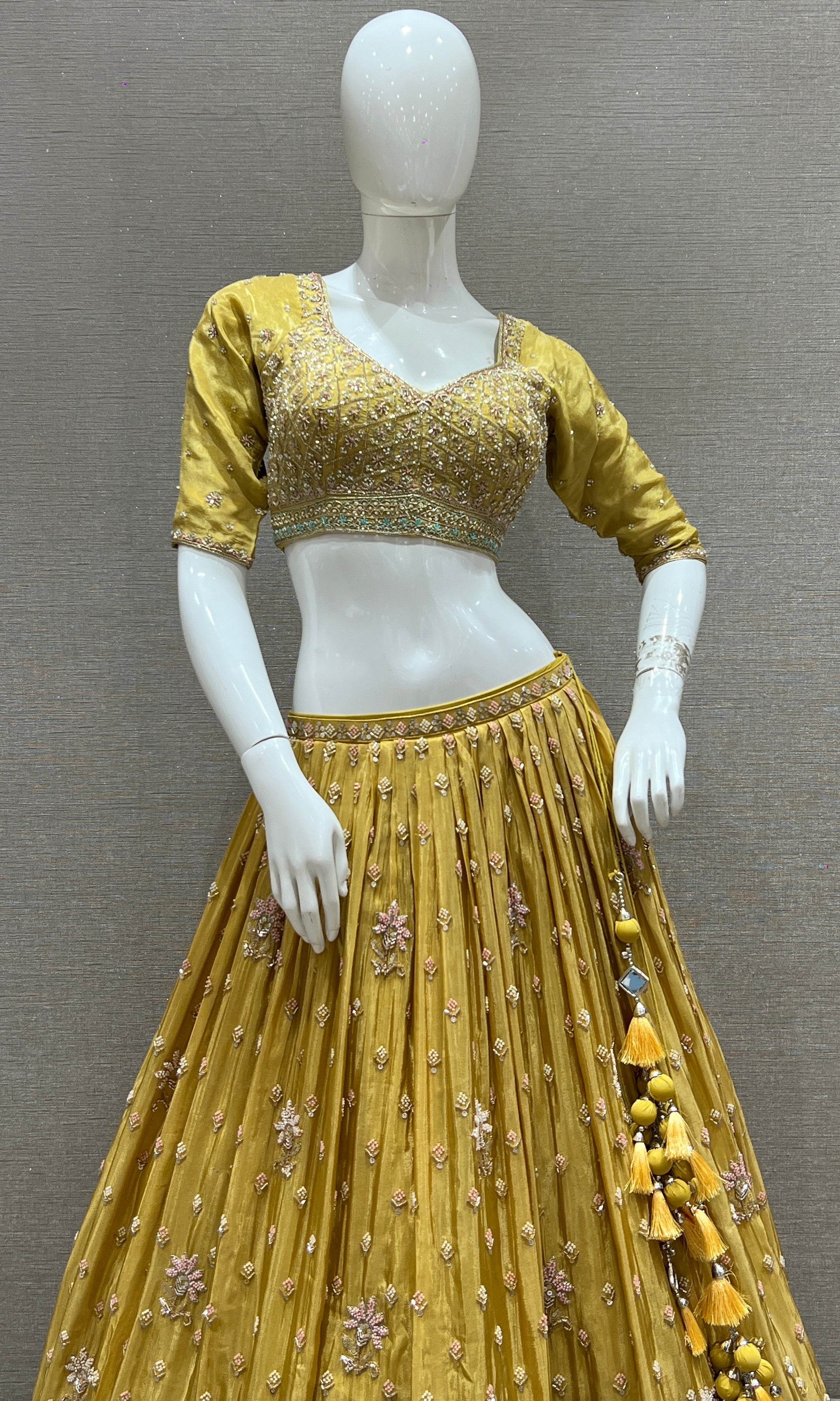 Golden Radiance Lehenga