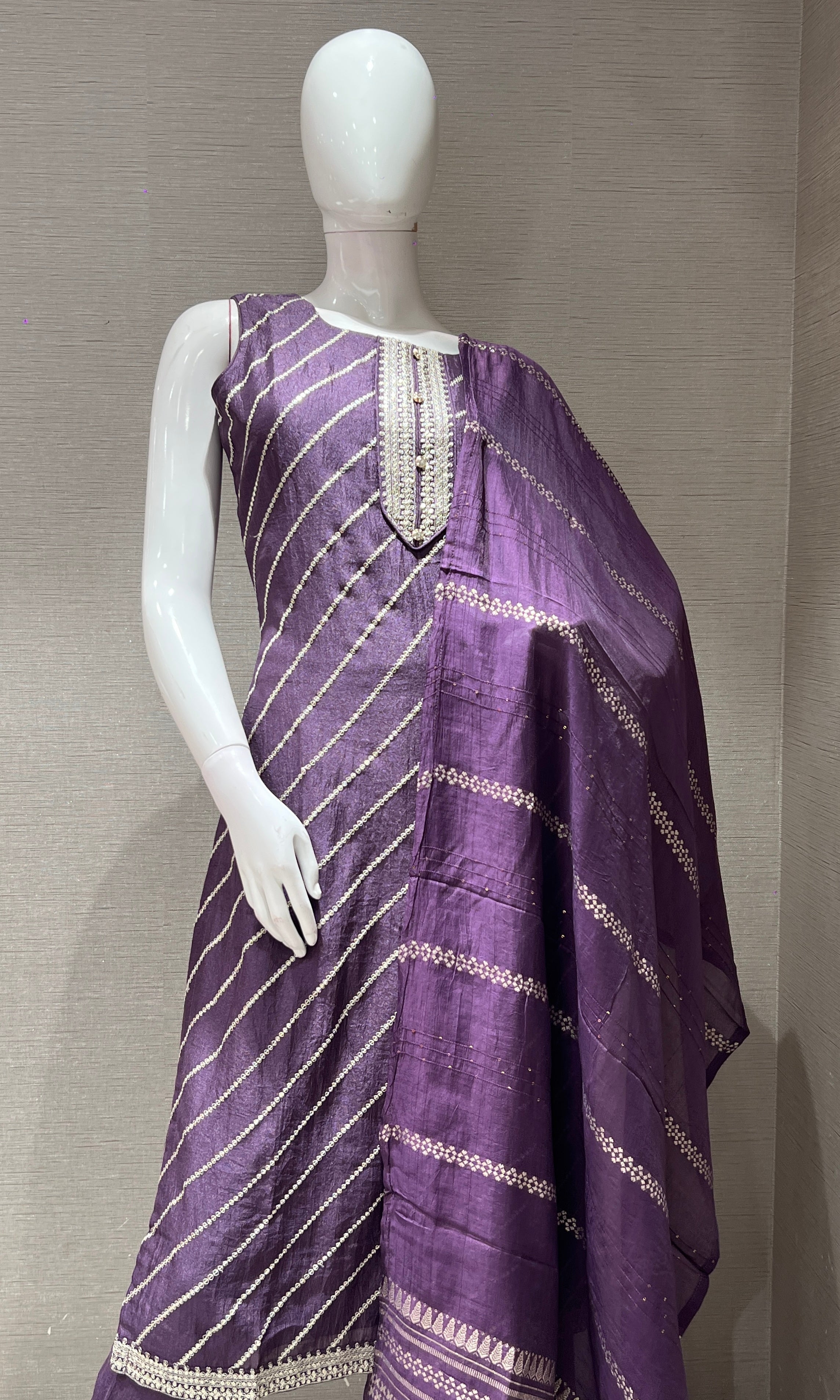 Violet LEHARIYA SILK kurta set