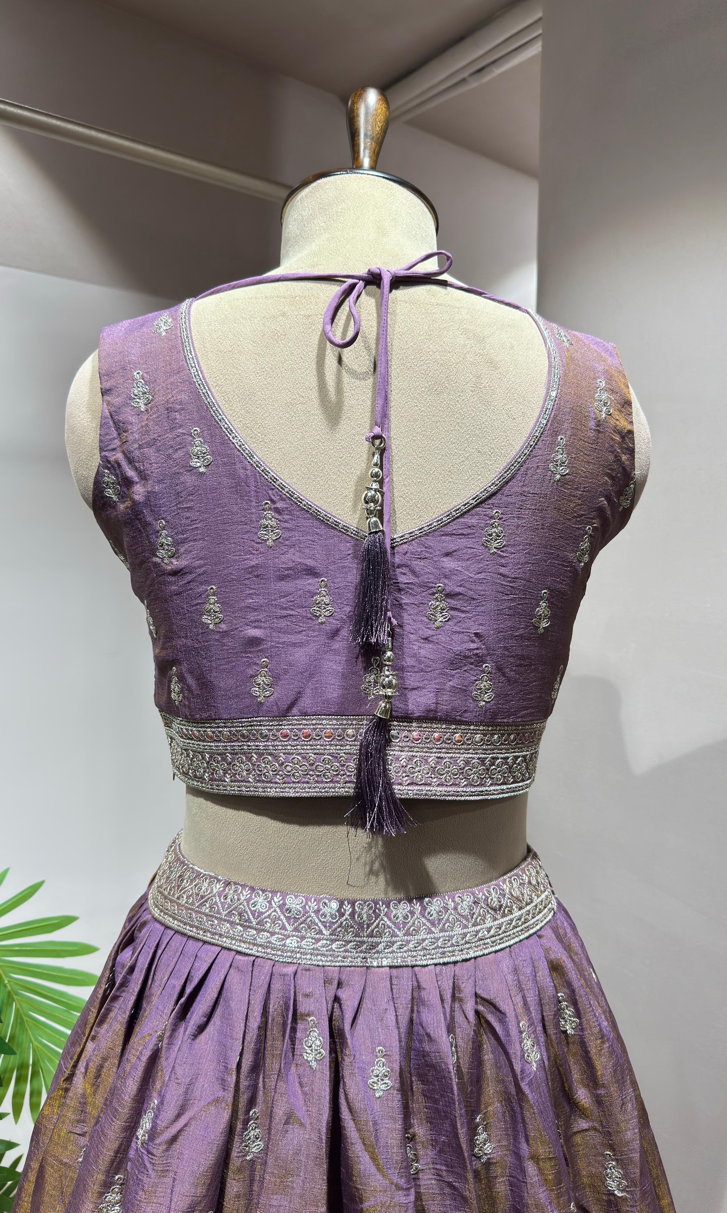 Light purple lehenga