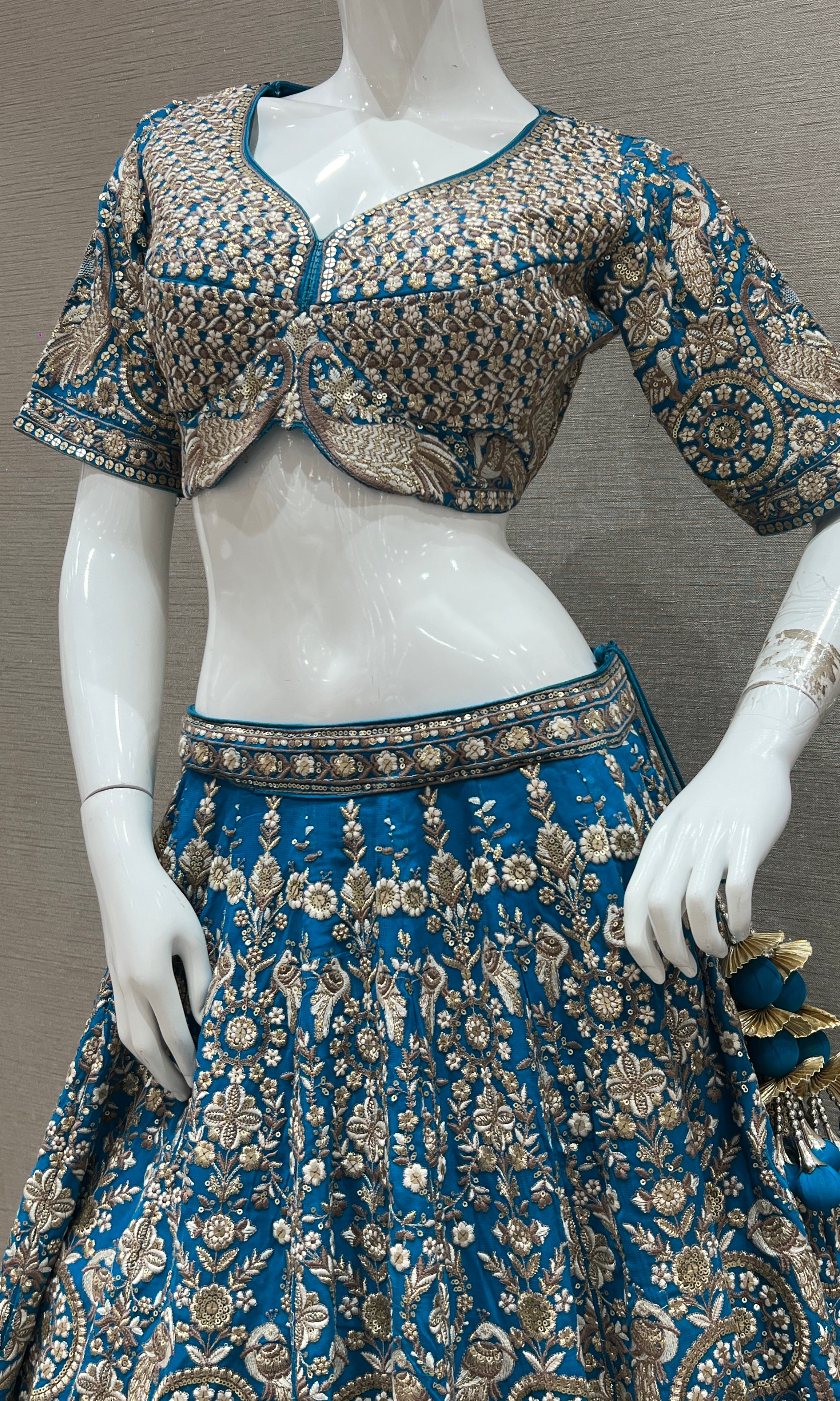 Blue Lehenga