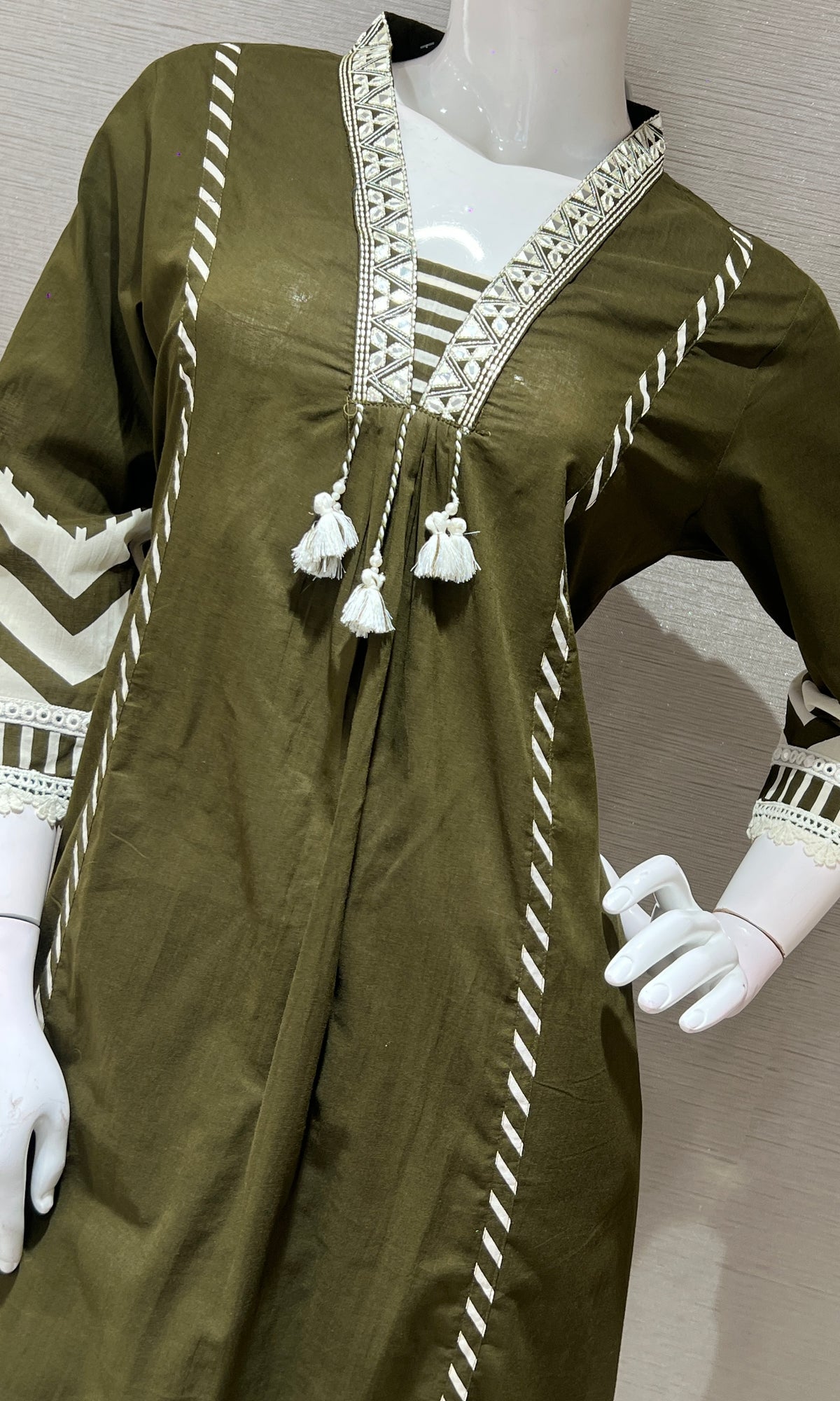 Mehandi green KURTA Set