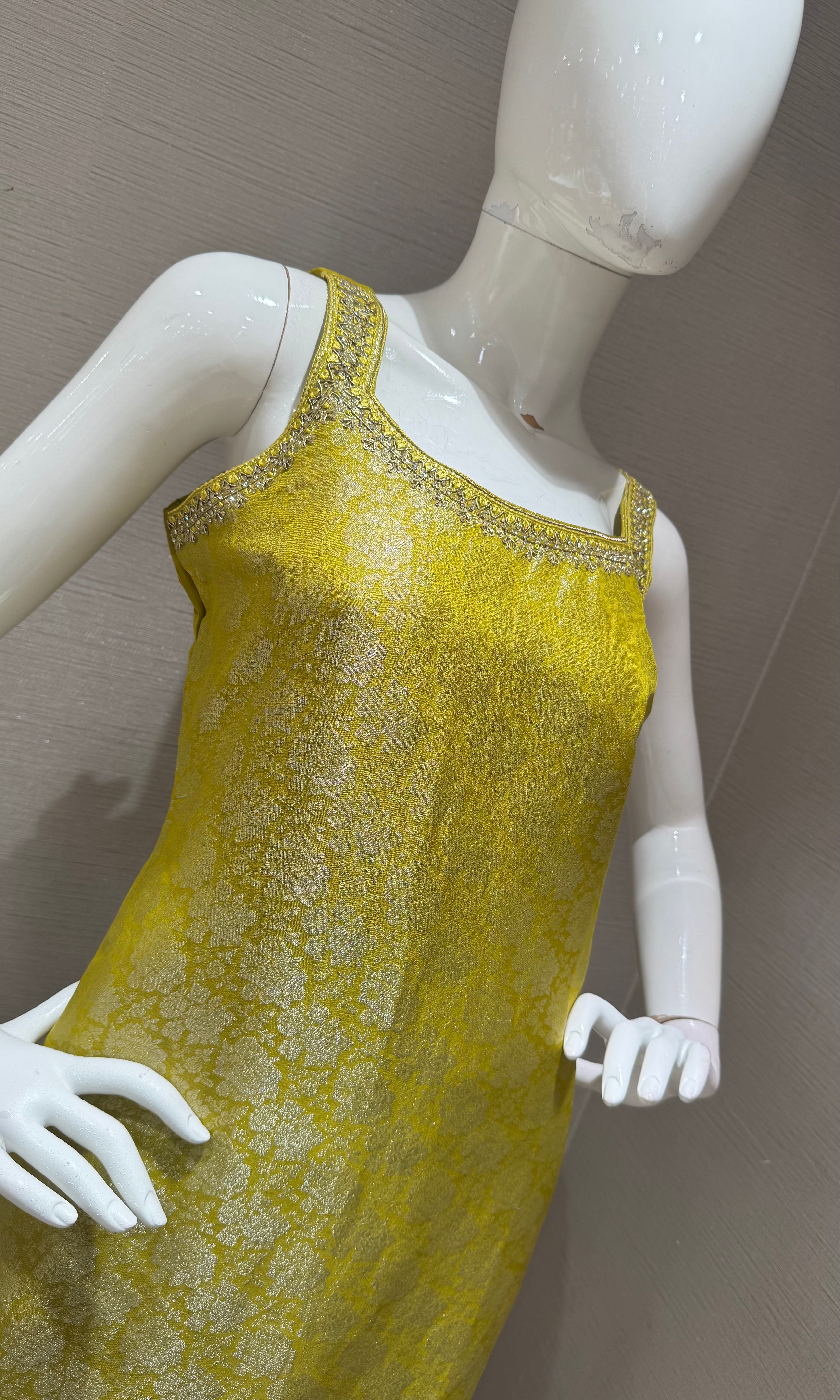 LIRIL BANARASI SILK KURTA SET WITH DUPATTA