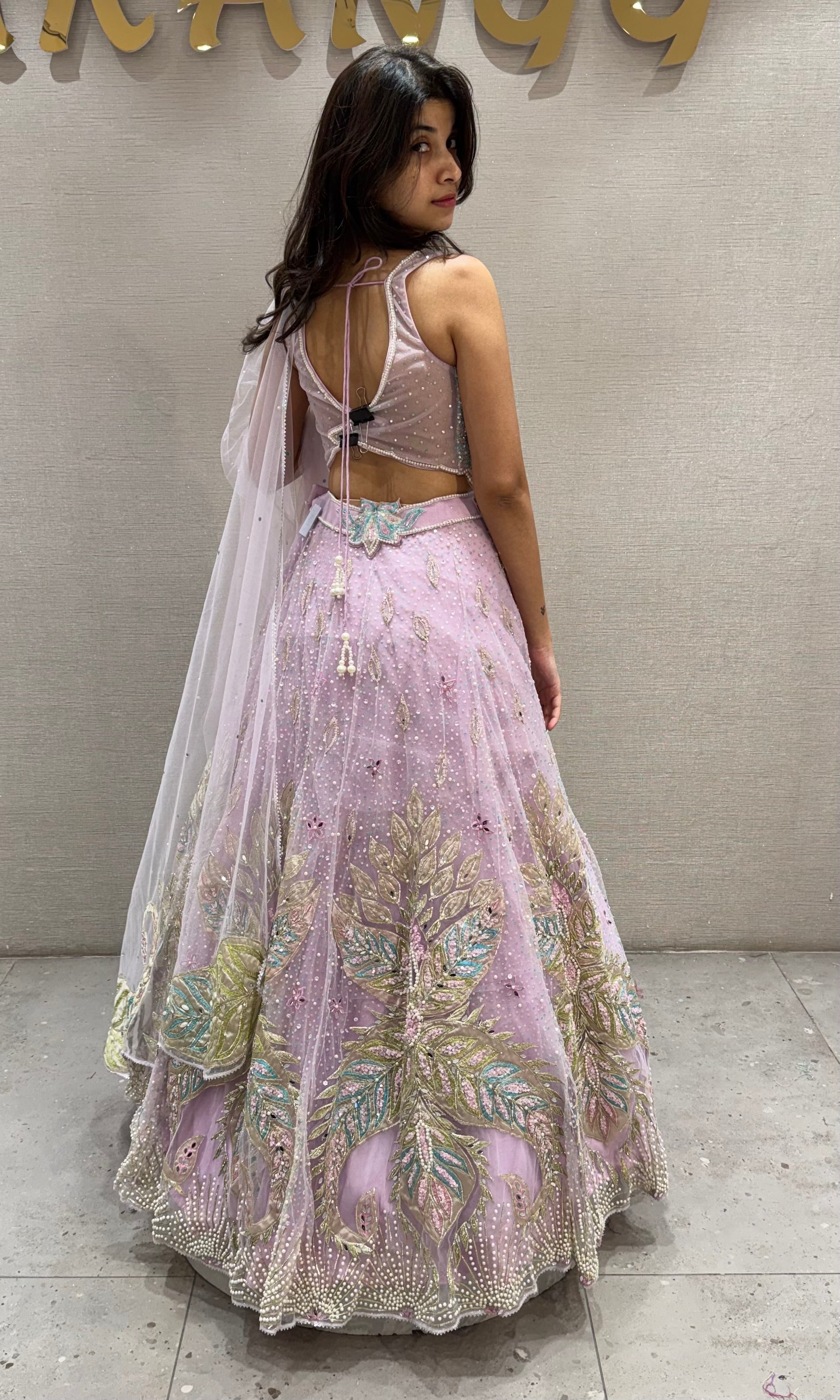 Move Embellished Designer Lehenga with Net Dupatta