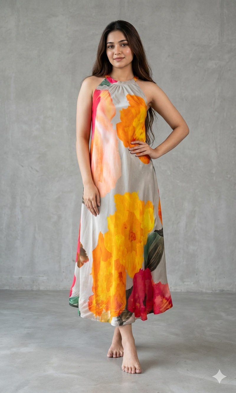 Multi FLORAL DRESS