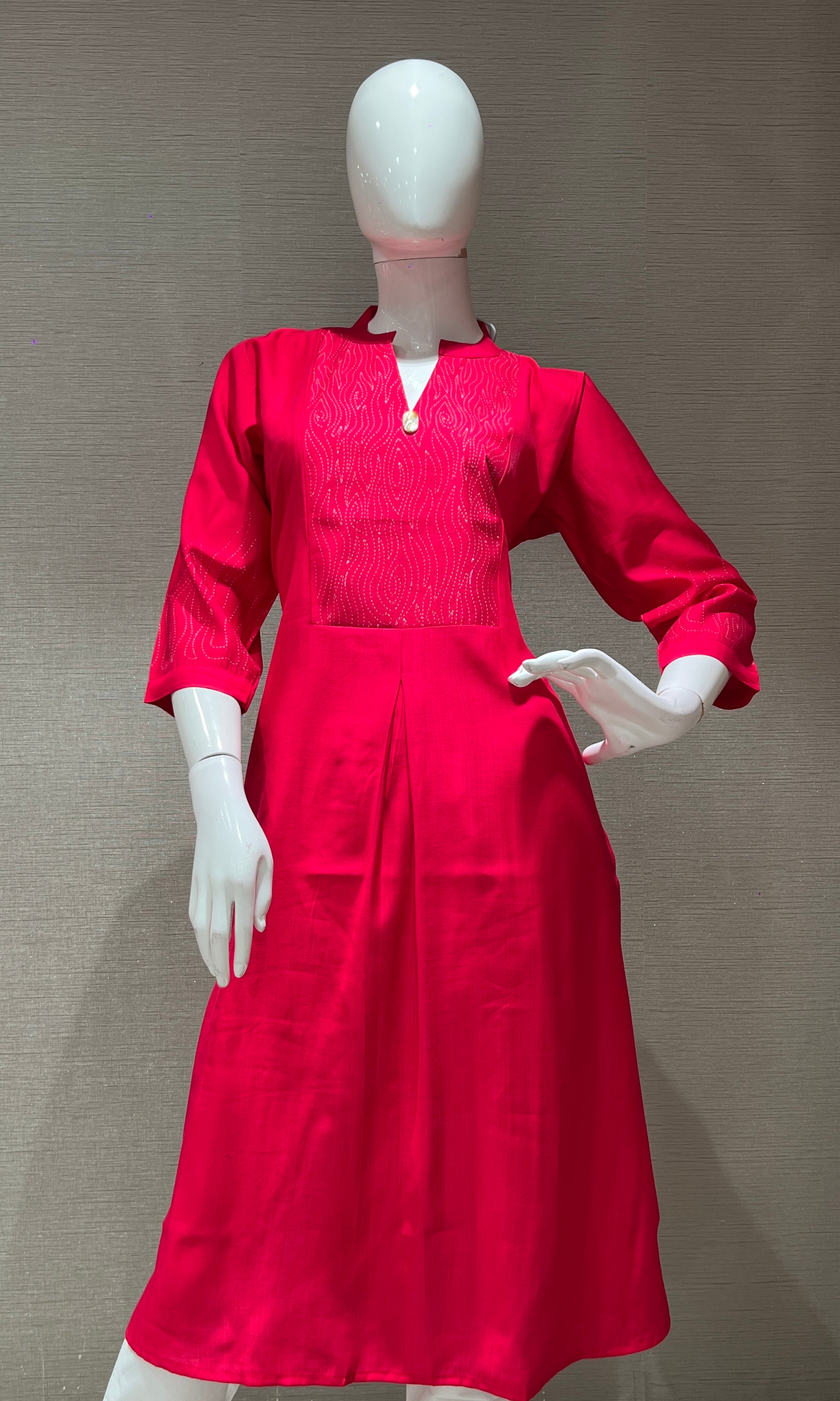 Rani pink KURTI TOP